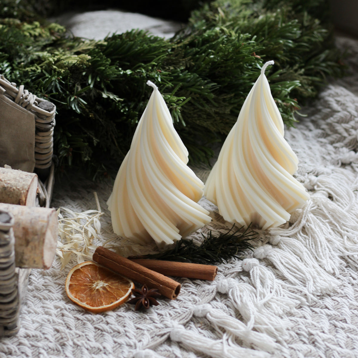 Kerze Weihnachten "Trullala Weihnachtsbaum"