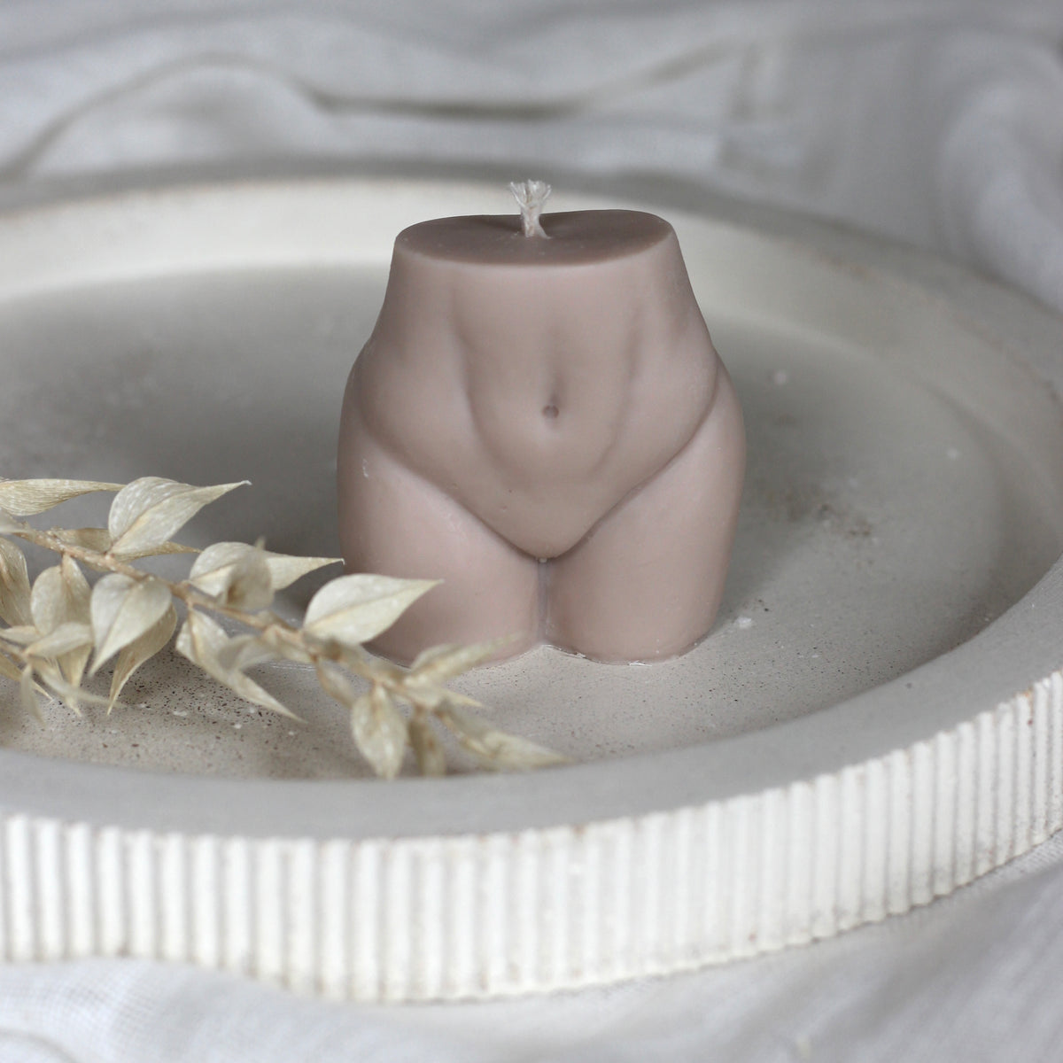 Kerze Körper Body Frau ; „Mademoiselle“
