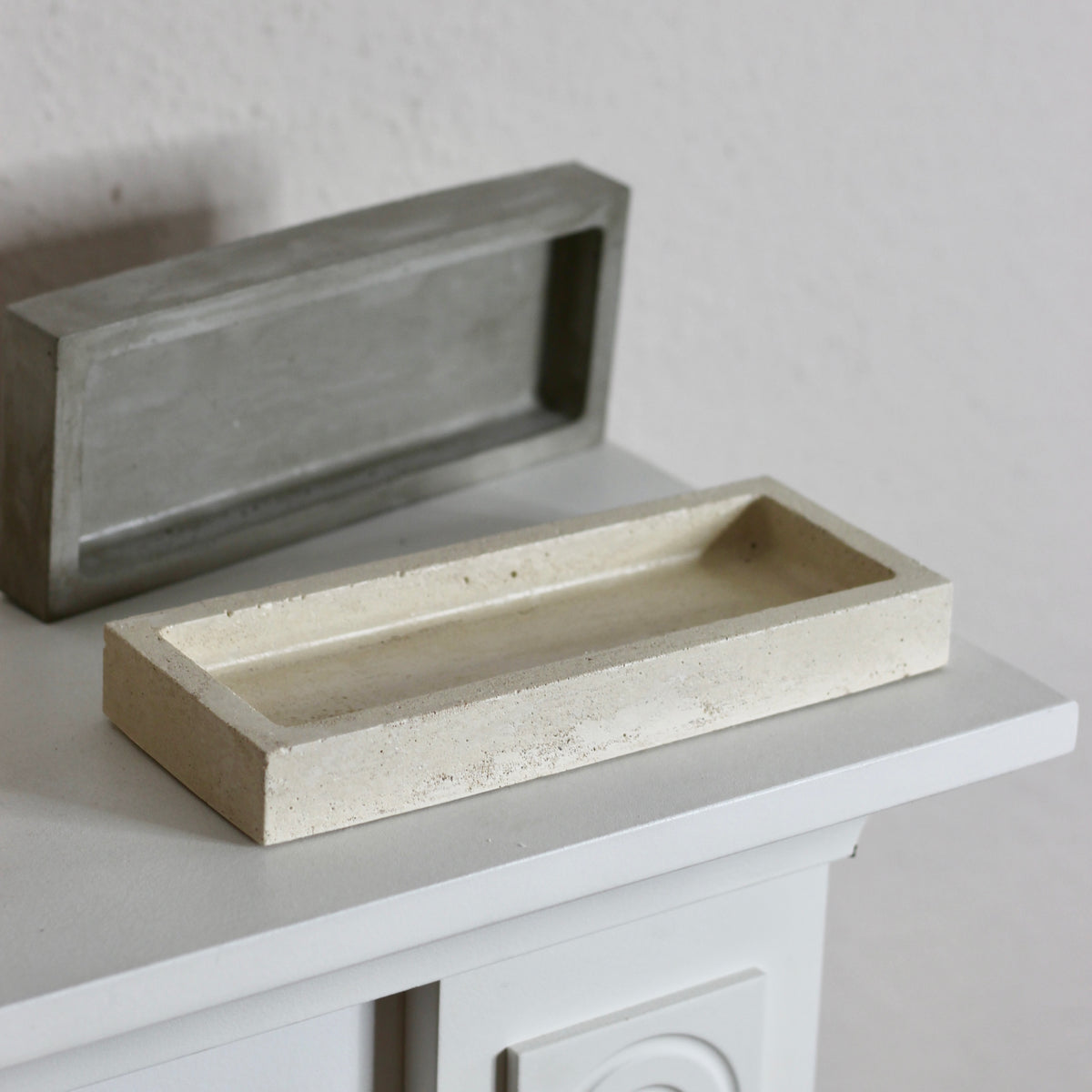Beton Tablett Rechteckig Chunky