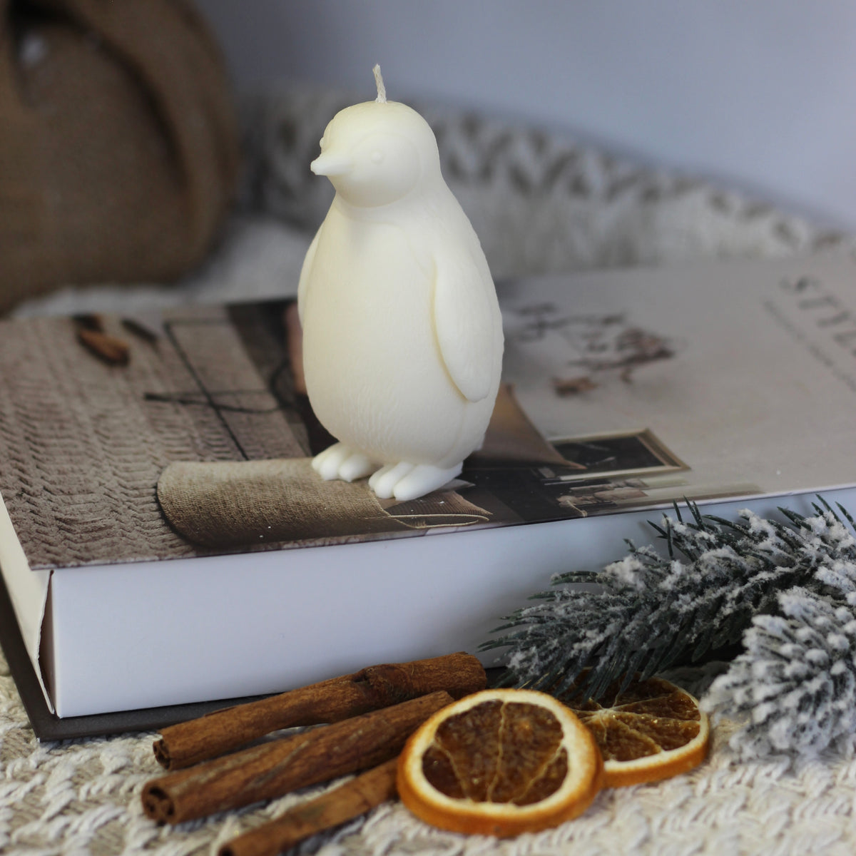 Kerze Pinguin