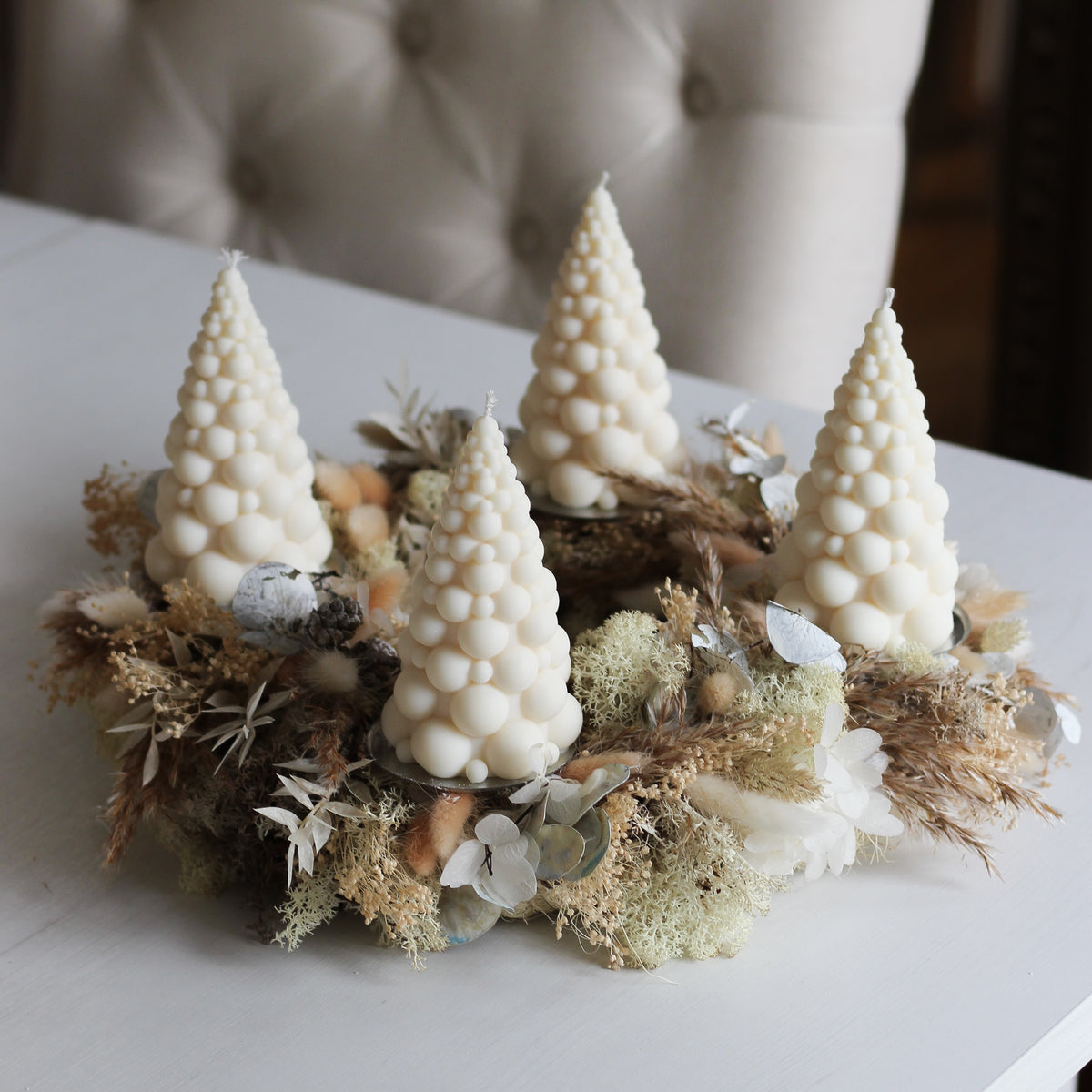 Kerze Weihnachten "Tannenbaum Bubble"