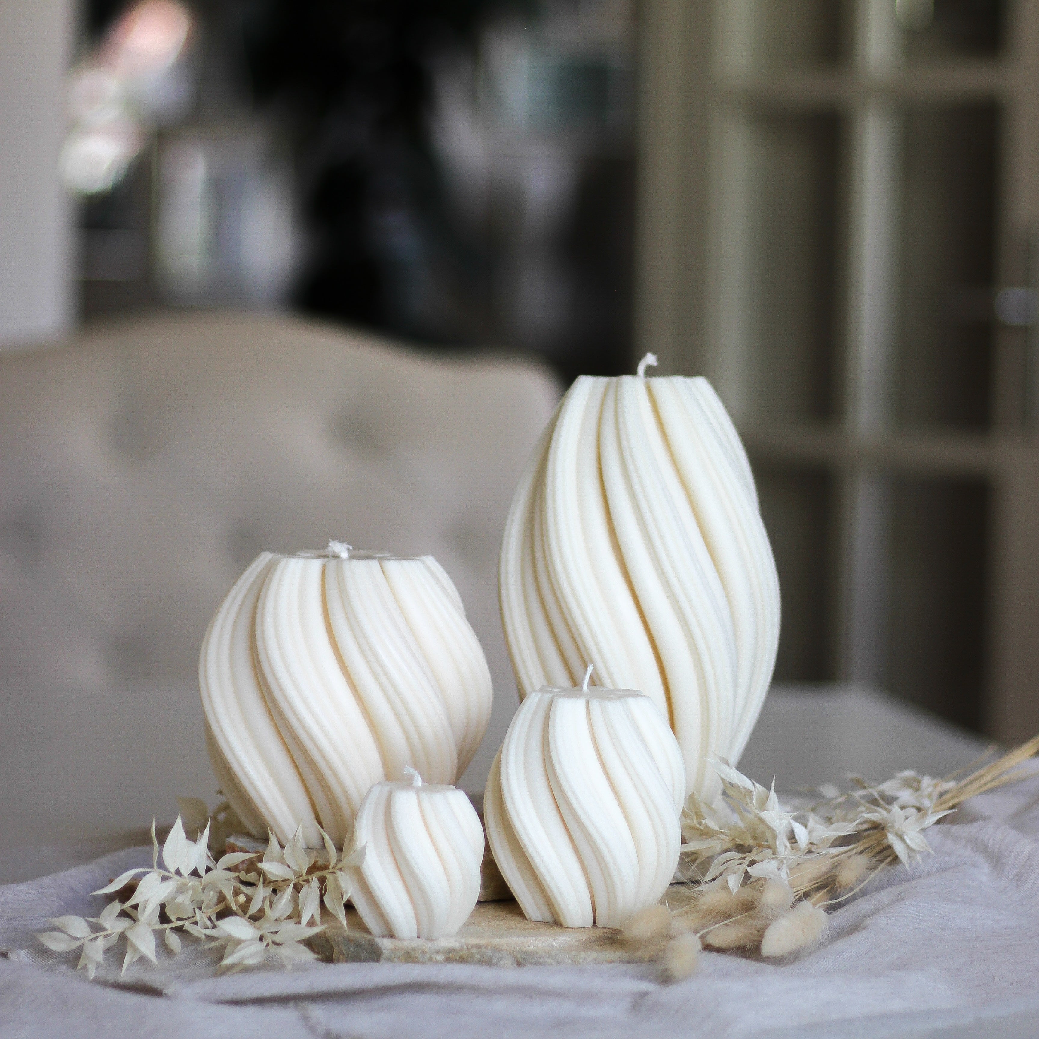 Kerze getrullert; wellig; „Trullala S“