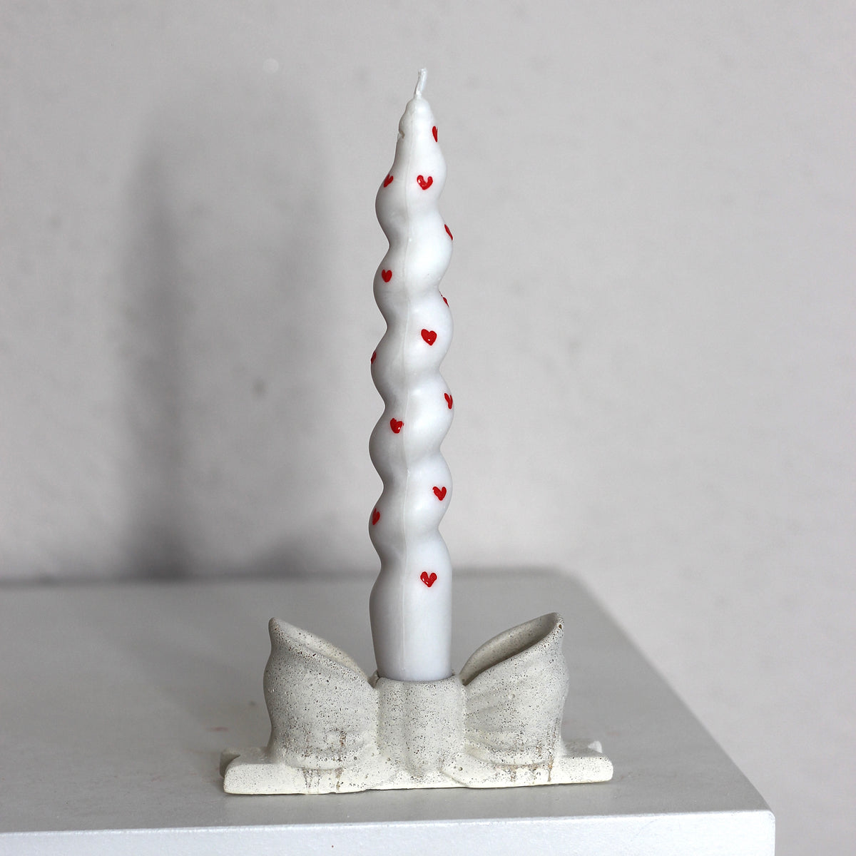 Beton Kerzenhalter „mini Schleife"