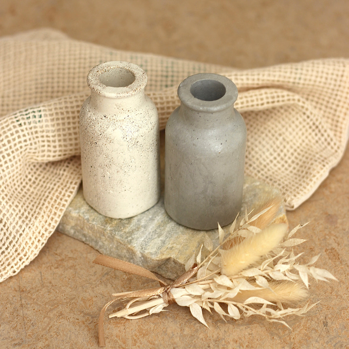 Betonvase ; Vase ; Trockenblumenvase 2