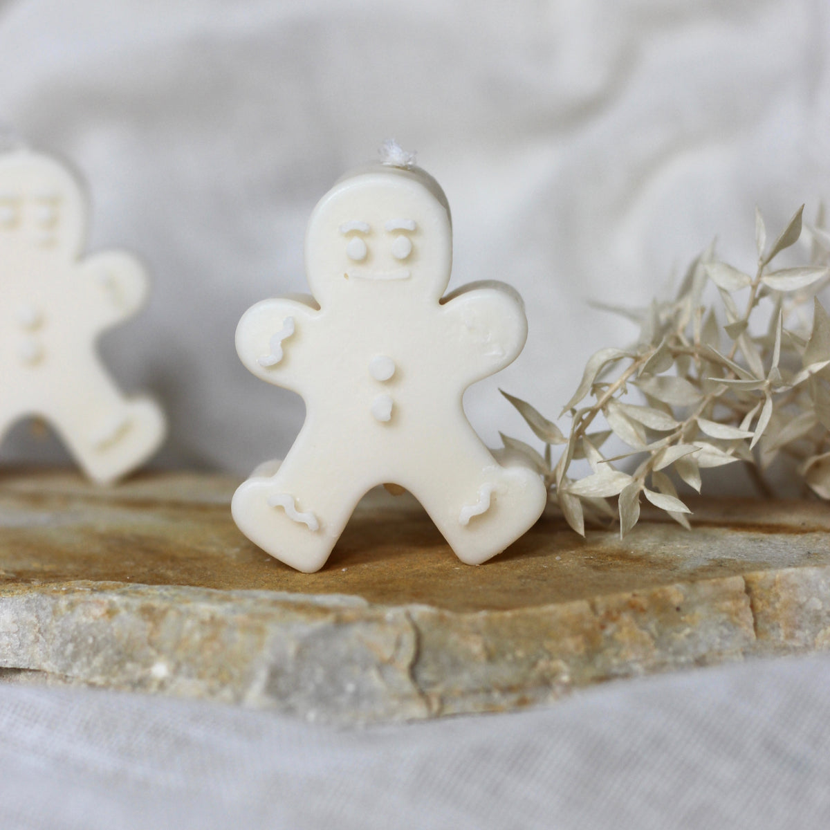 Kerze Weihnachten "Lebkuchenmann"
