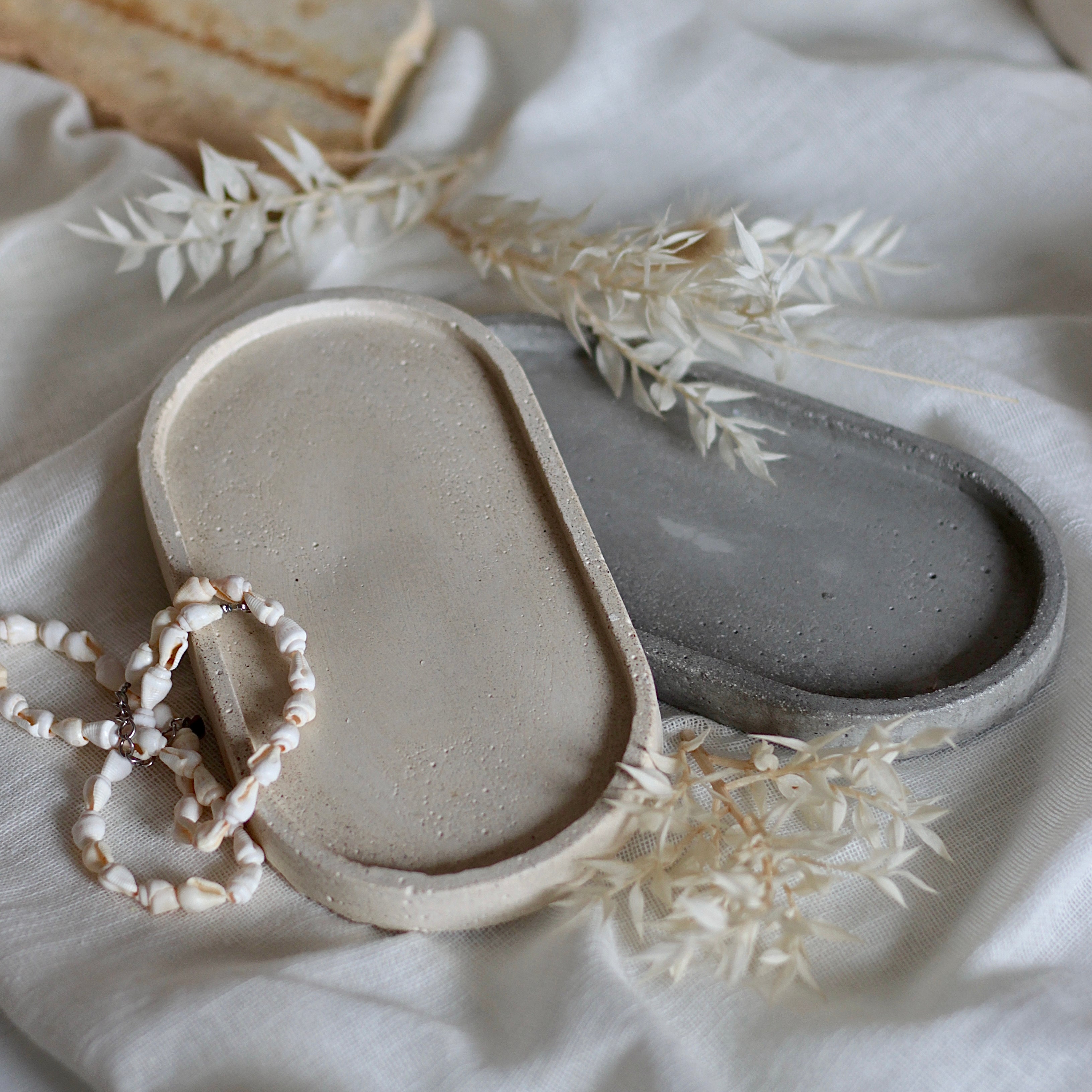 Beton Untersetzer „Oval“