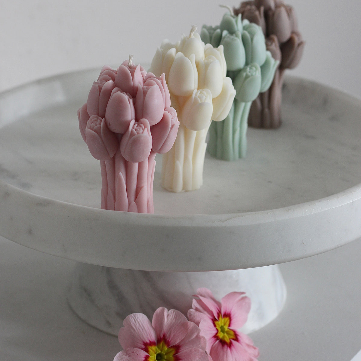 Kerze „Tulpenstrauß“