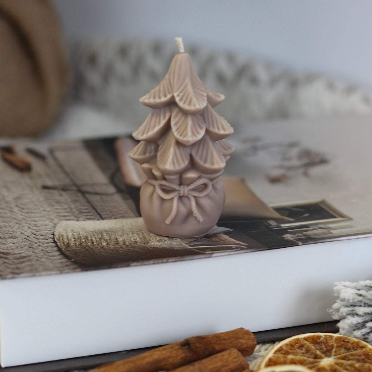 Kerze Weihnachten "Tännchen"