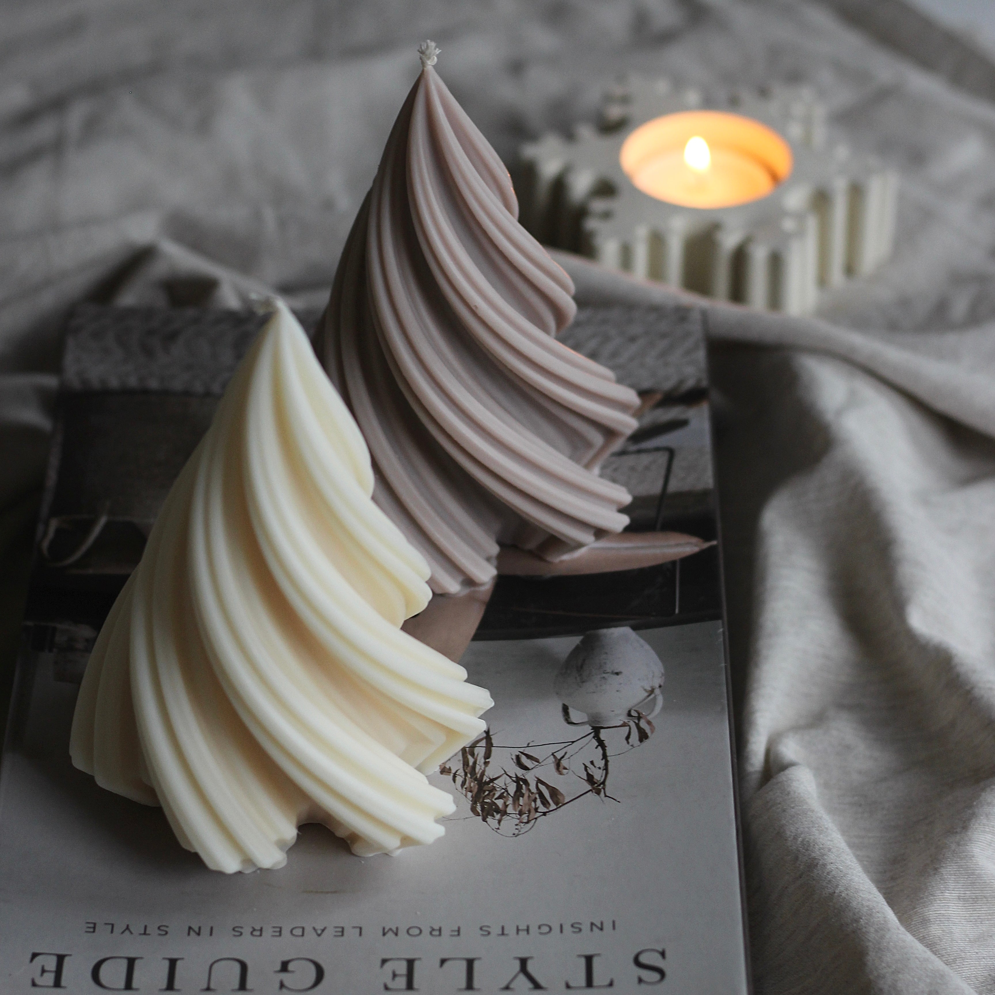 Kerze Weihnachten "Trullala Weihnachtsbaum"