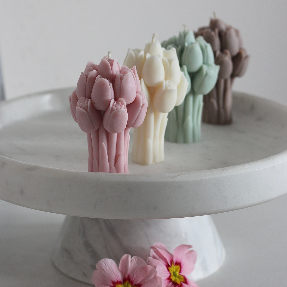Kerze „Tulpenstrauß“
