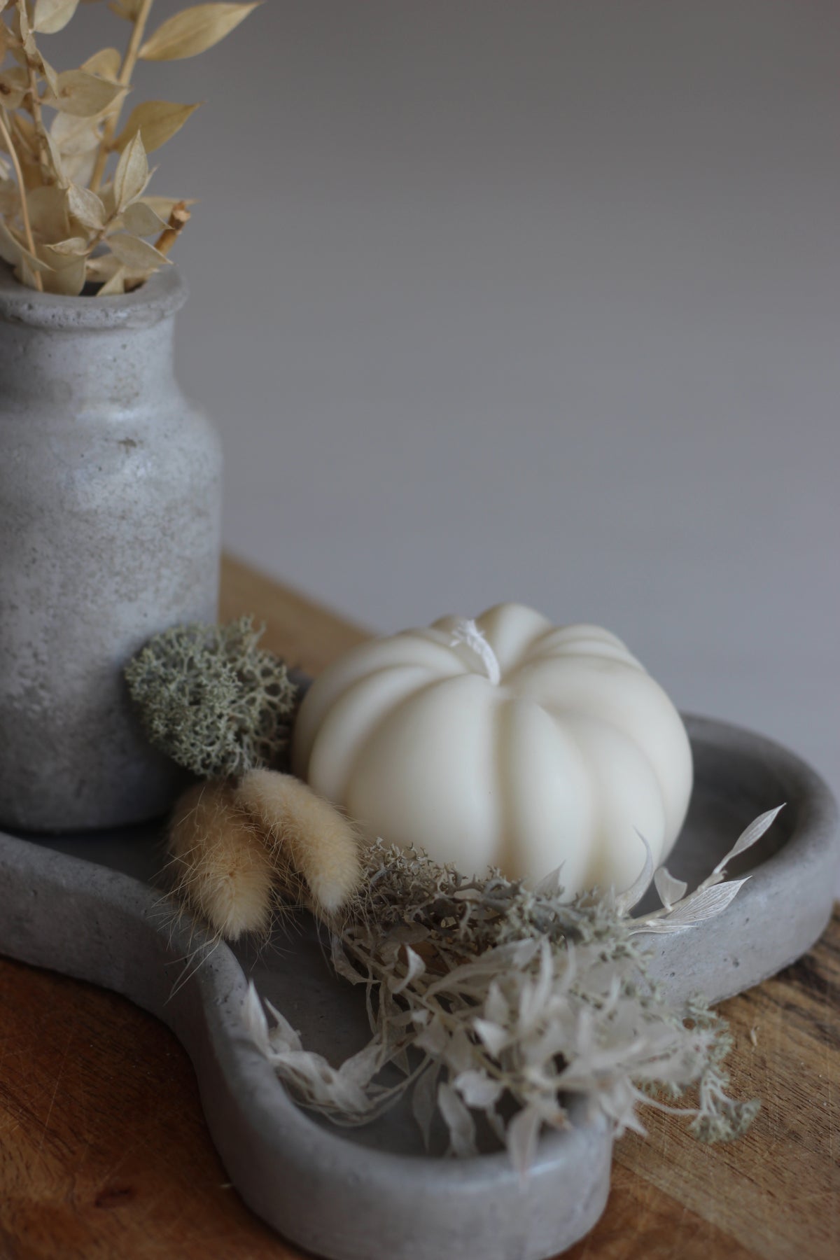 Betondekoration Kürbis Pumpkin