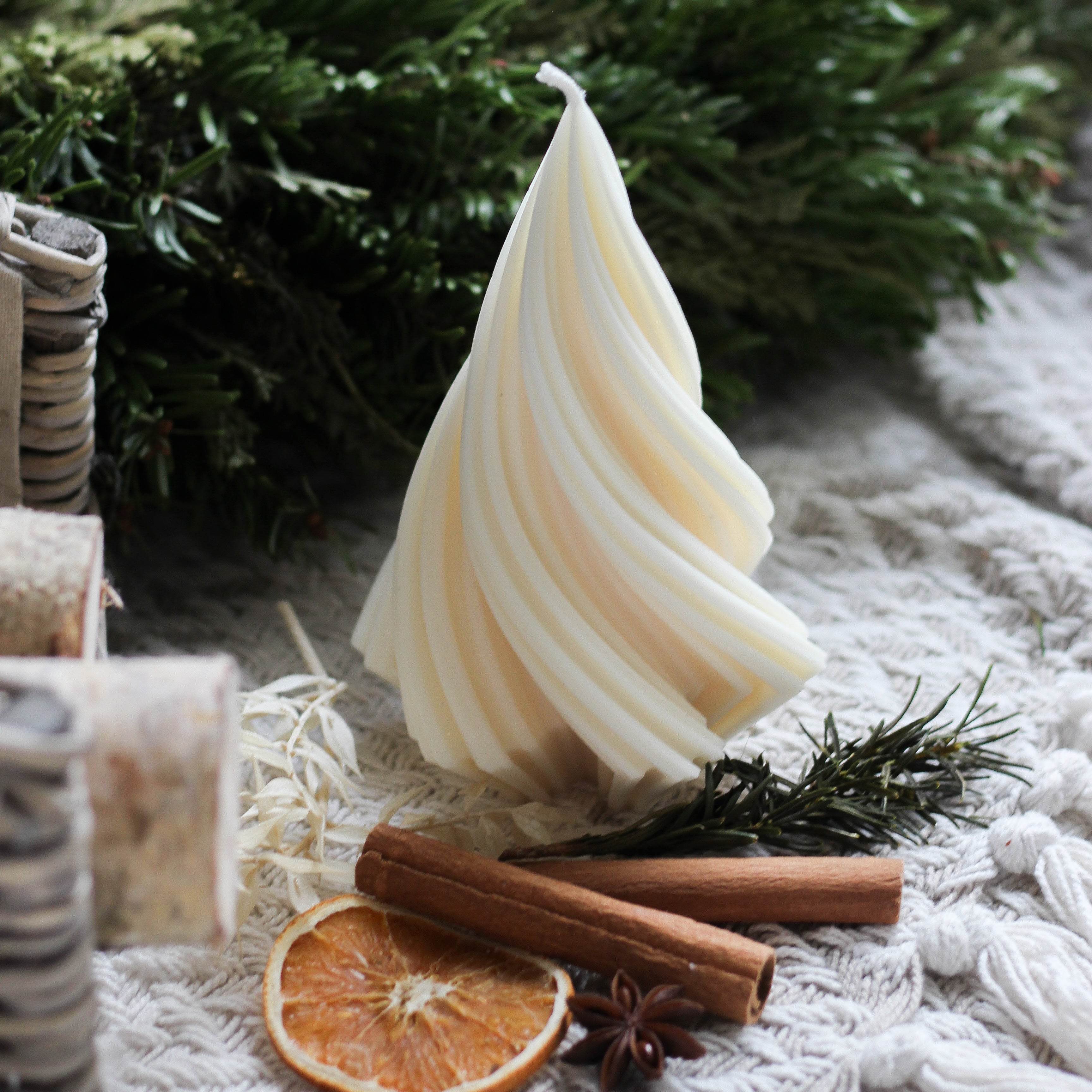 Kerze Weihnachten "Trullala Weihnachtsbaum"