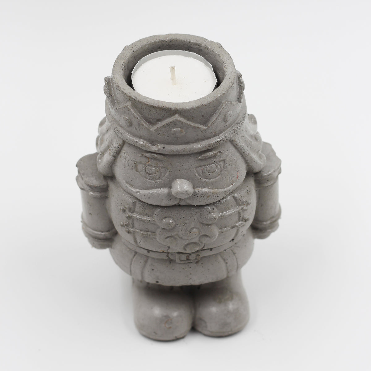 Weihnachten Beton Kerzenhalter „Nussknacker"