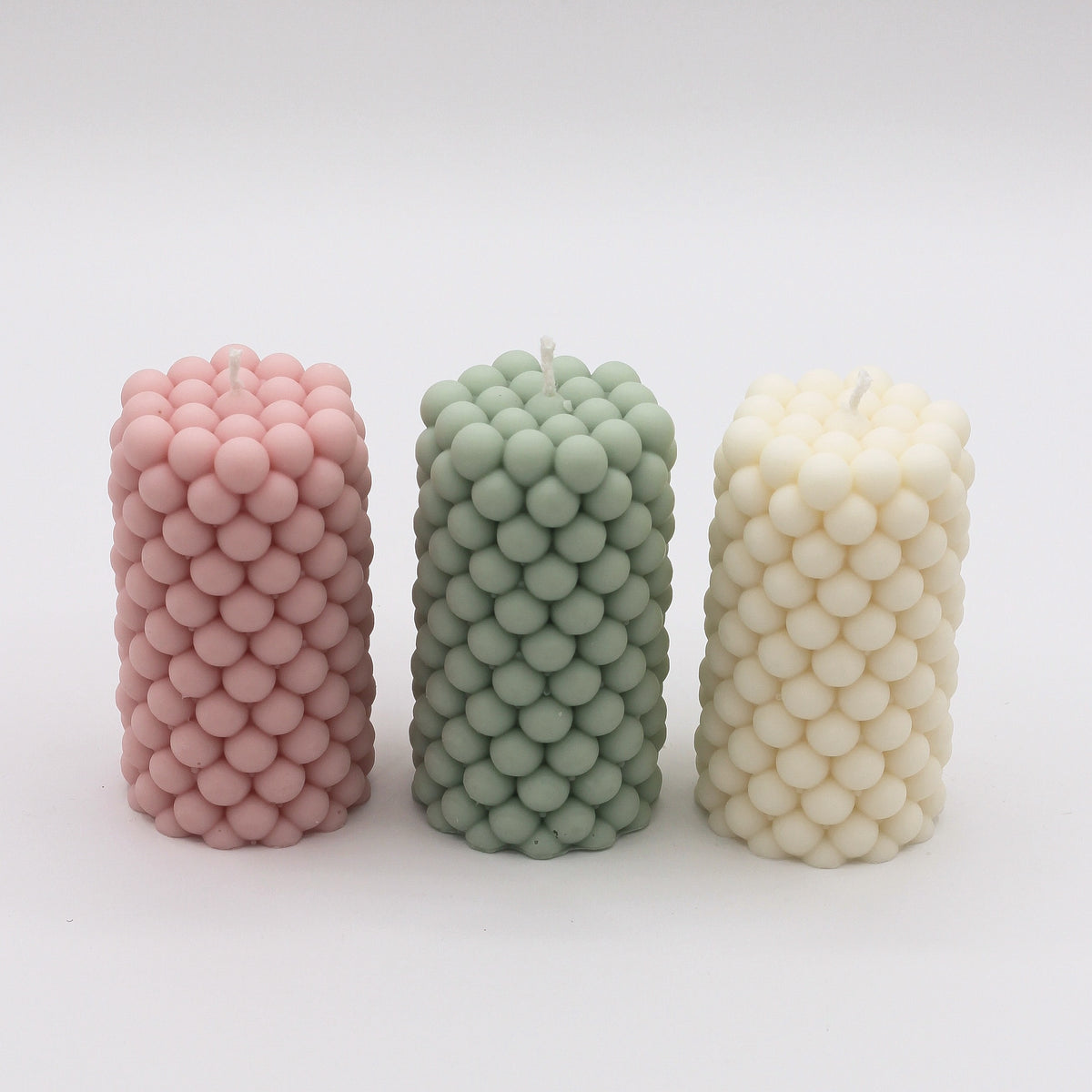 Kerze Bubble „Säule schmal“