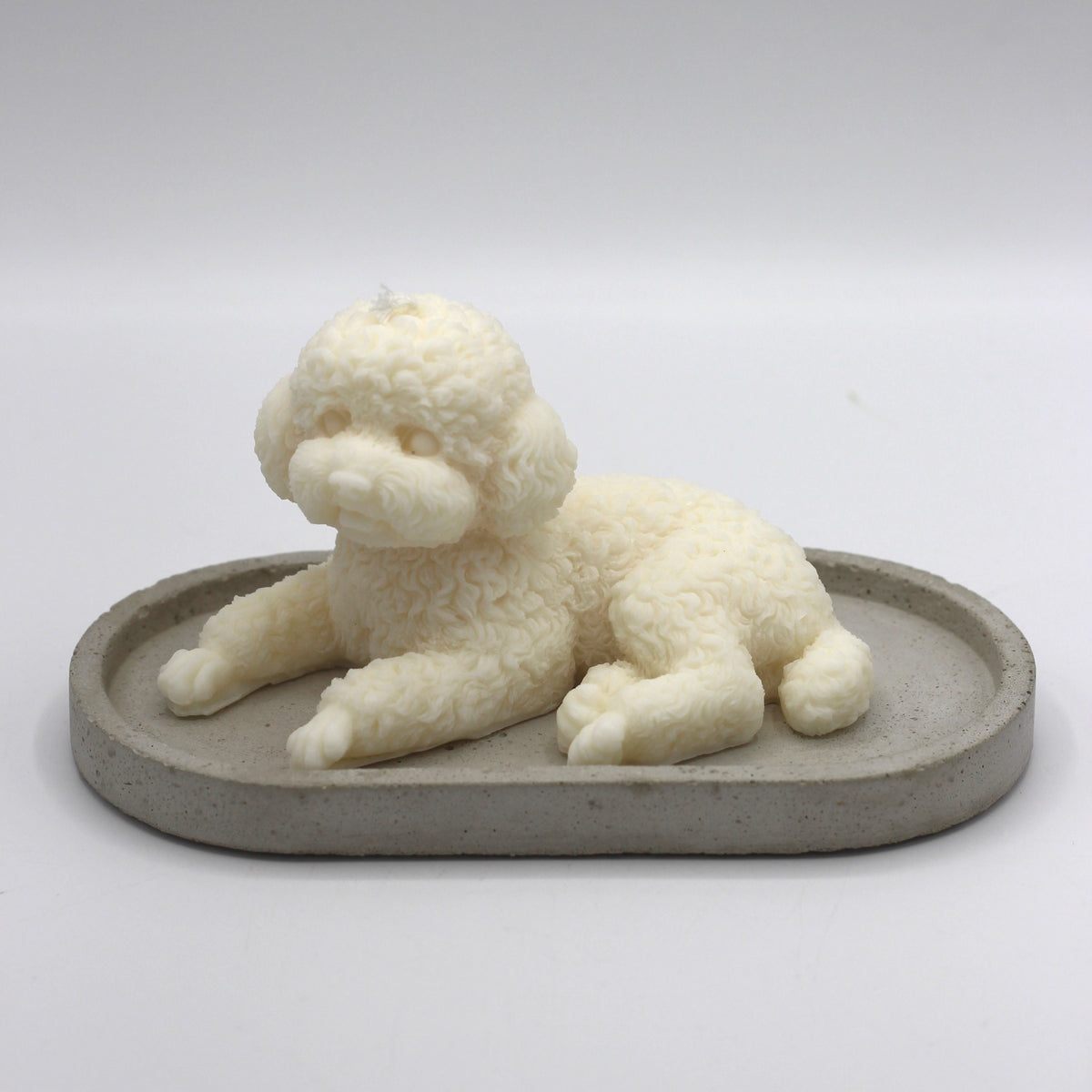 Kerze Hund Pudel ; „Cookie“