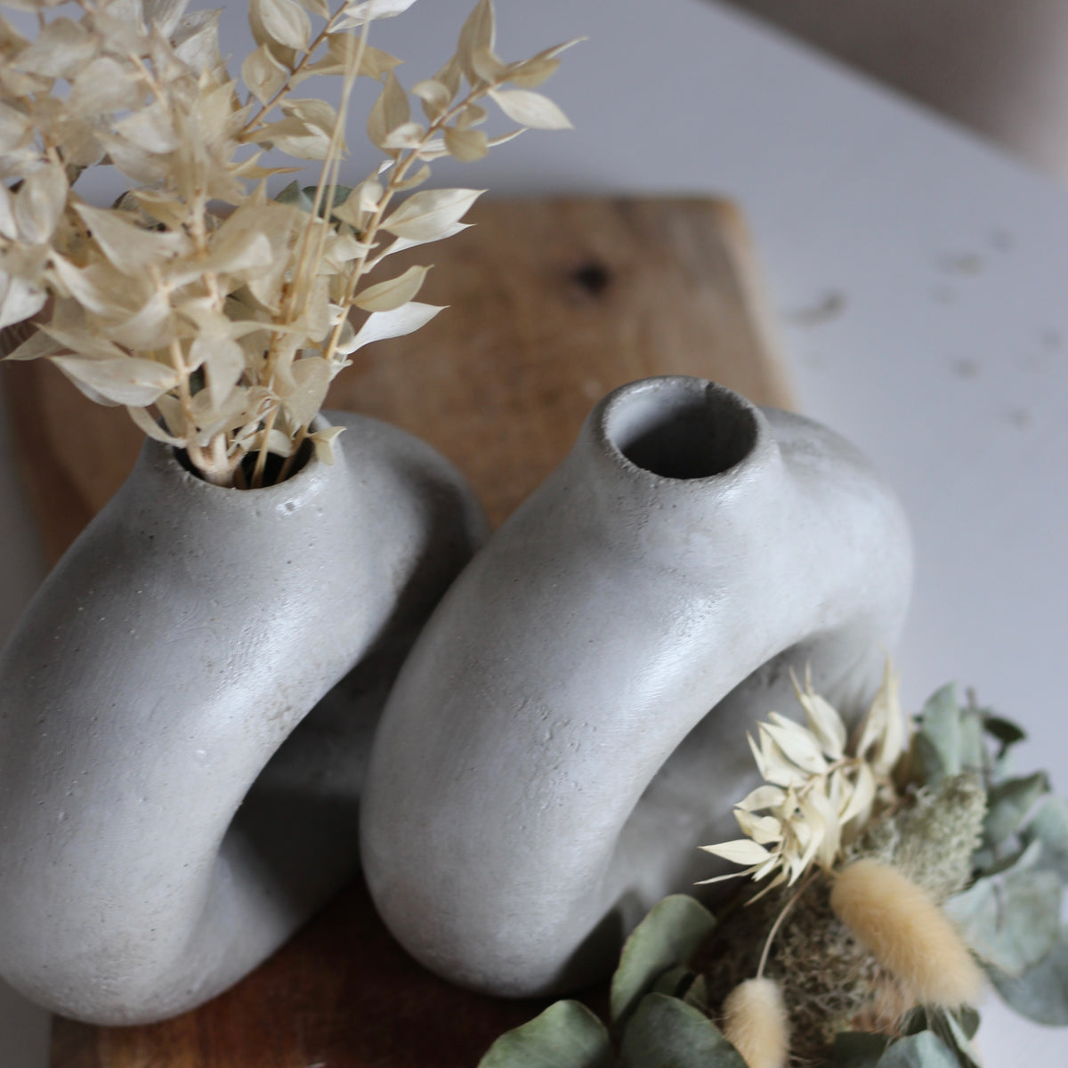 Betonvase „O-Vase“