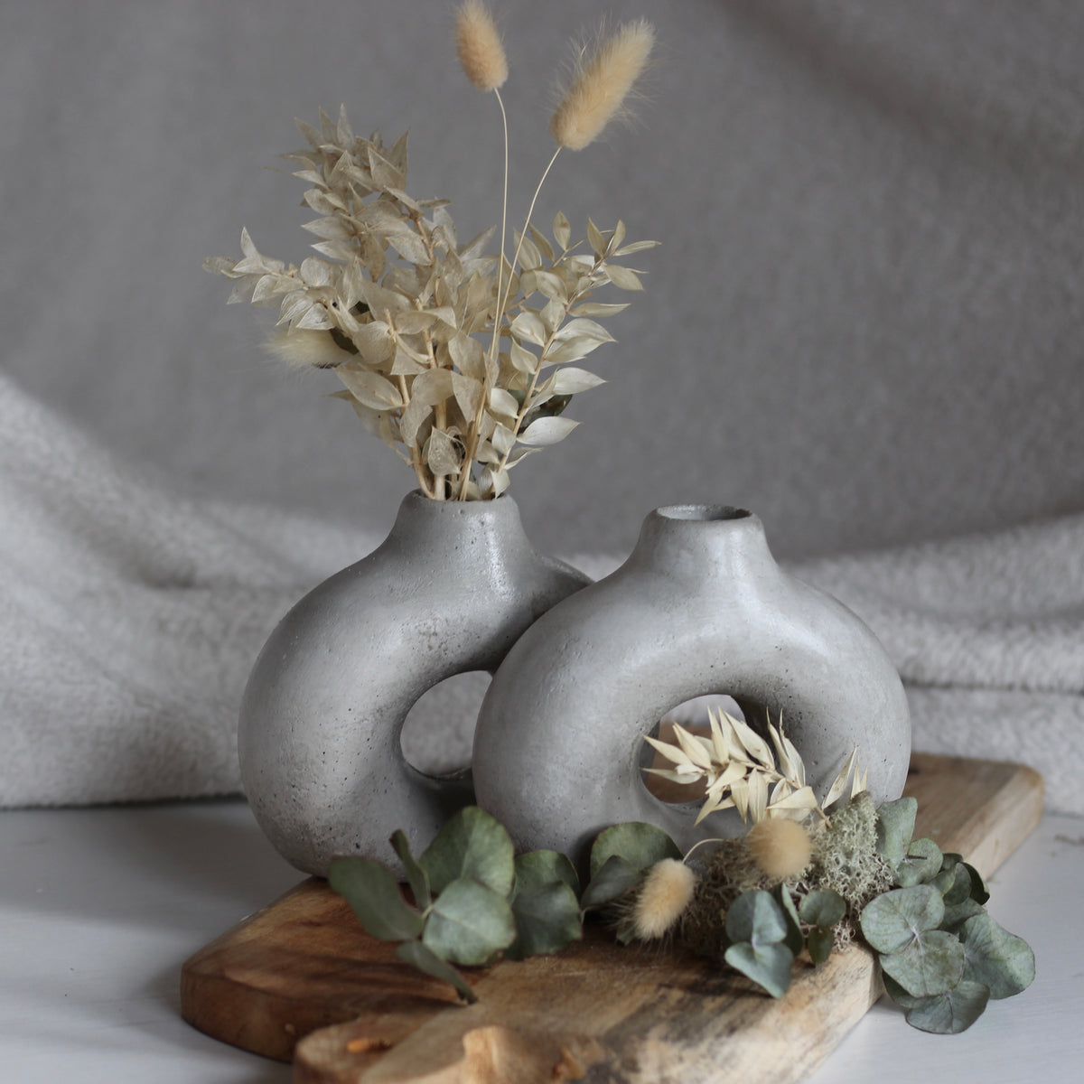Betonvase „O-Vase“