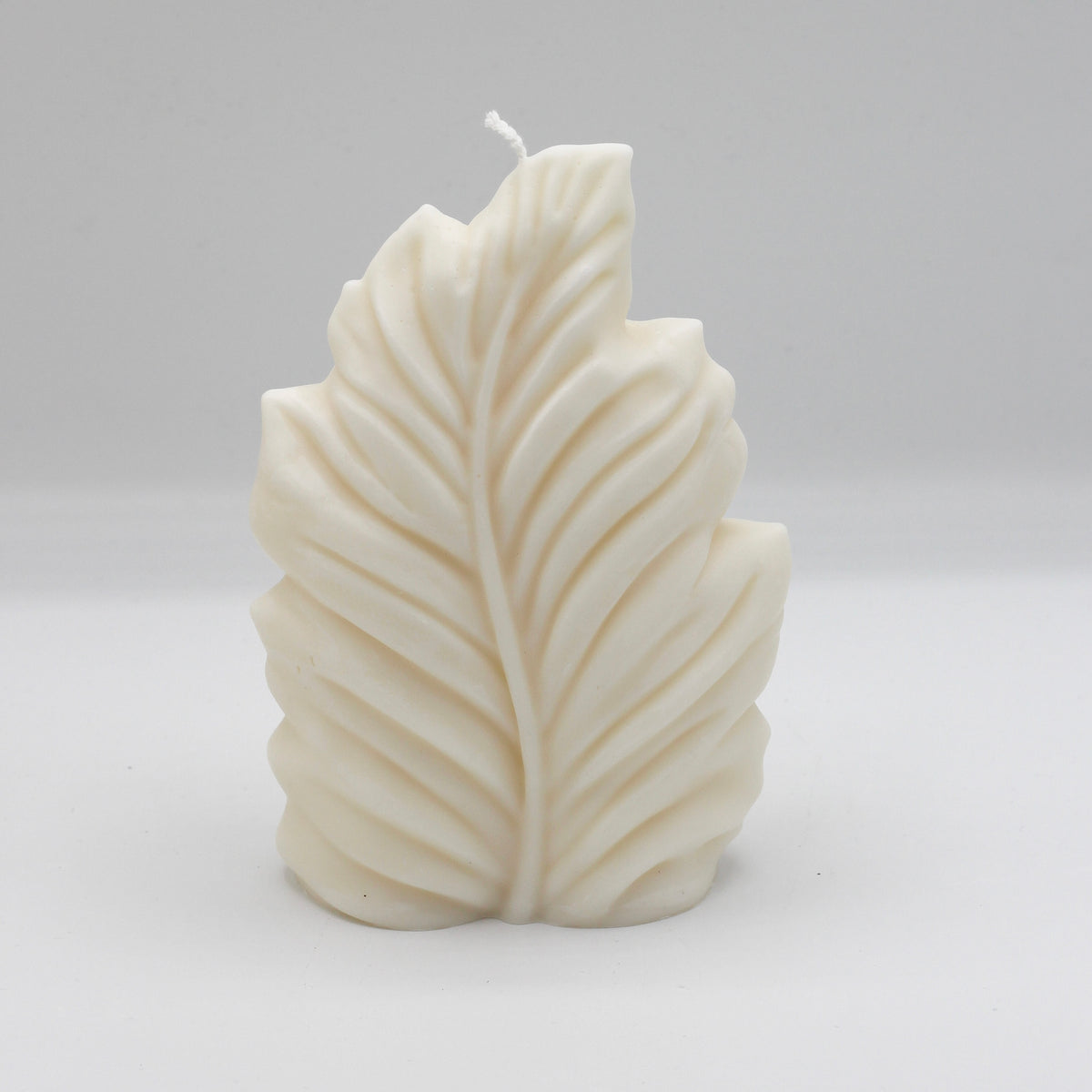 Kerze Naturmotiv „Blatt“