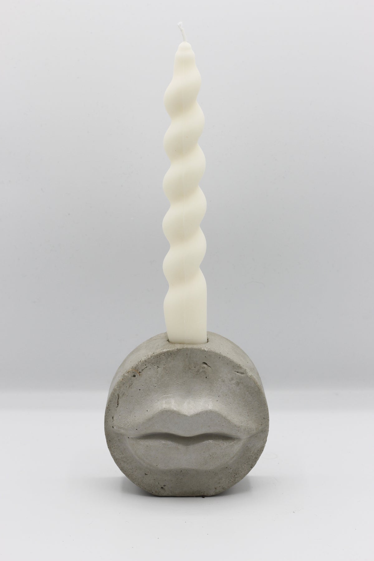Beton Kerzenständer; Lippen; „Lips“