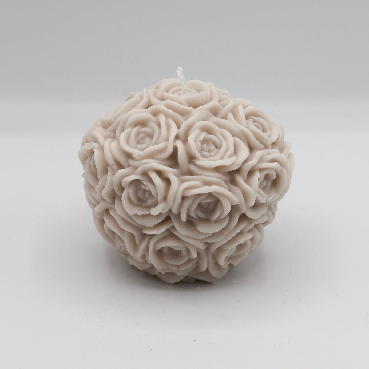 Kerze Rose „Rosenkugel“