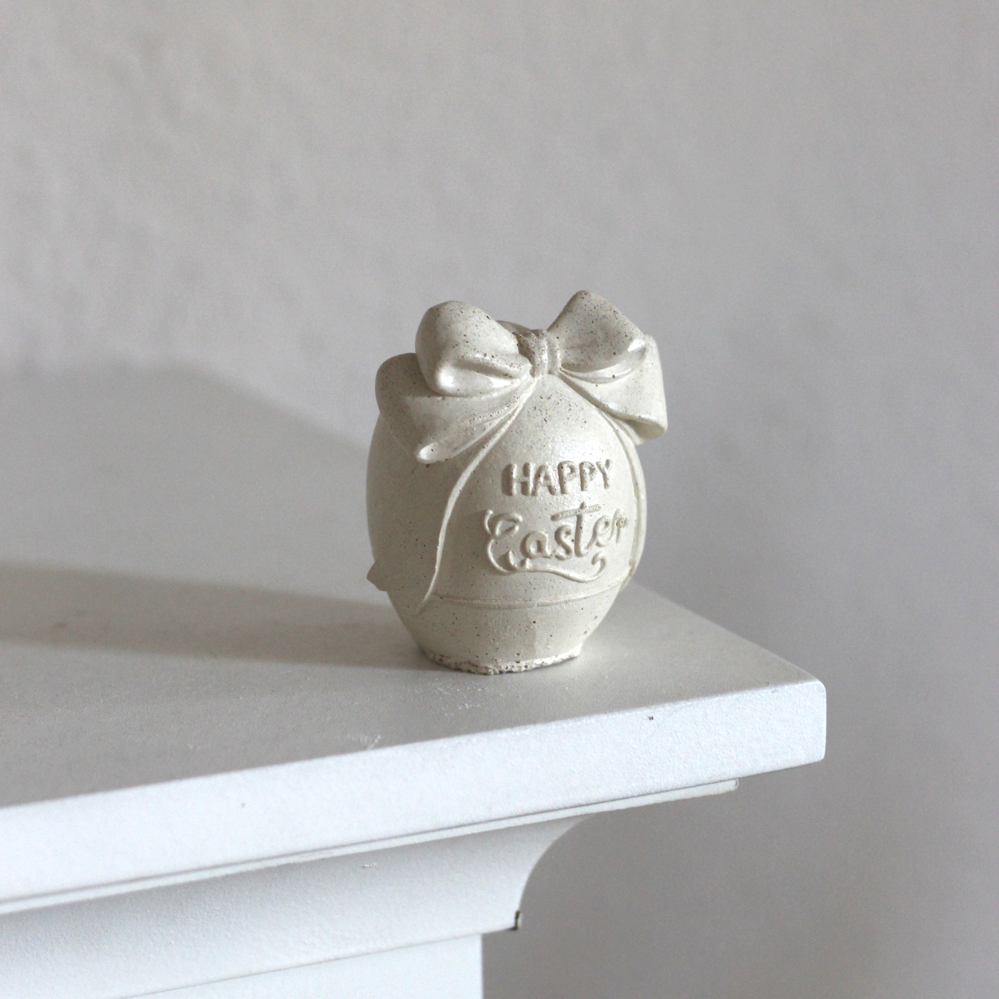 Osterei Schleife Beton "Happy Easter"