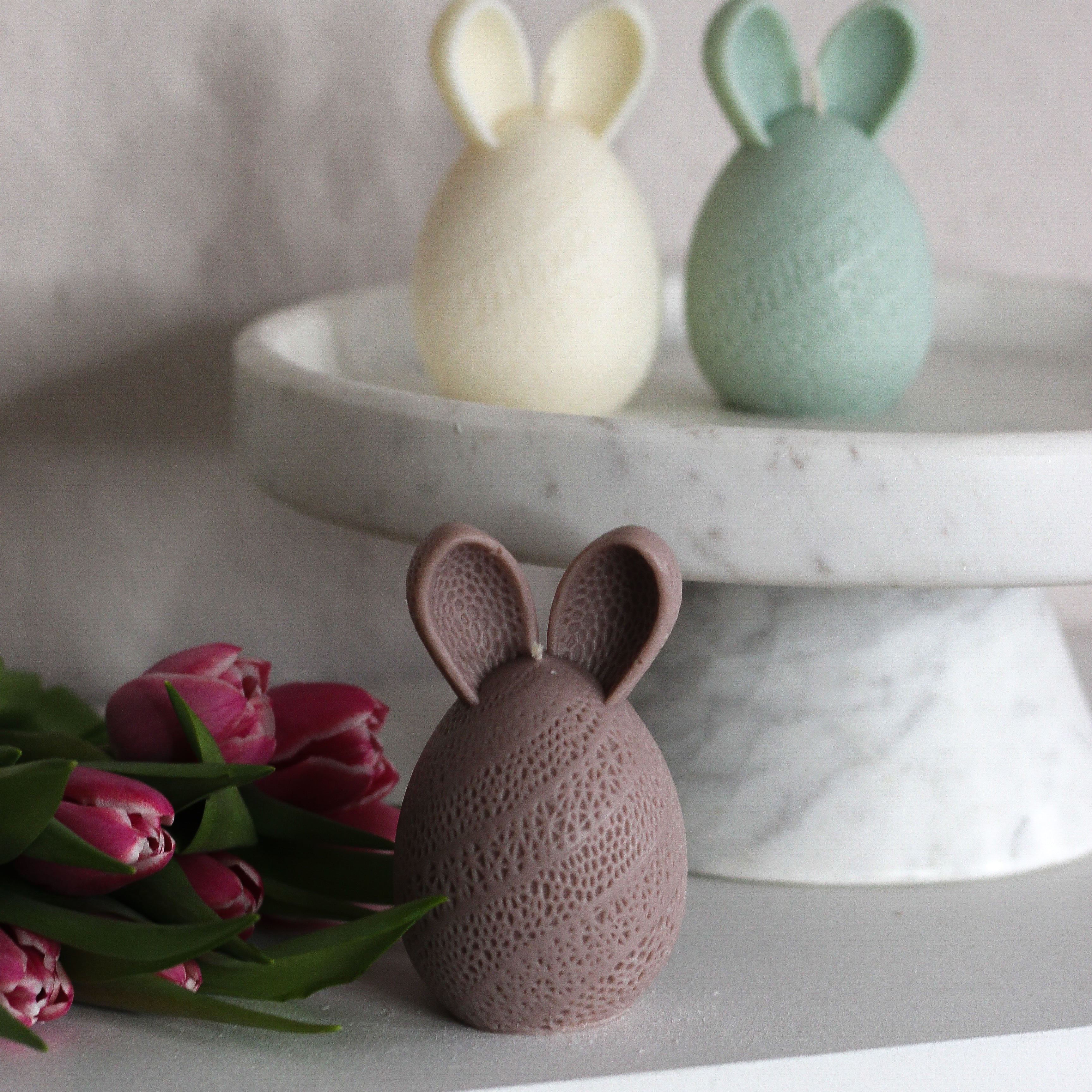 Kerze "Häschen Ei" groß, Variante 2, Ostern