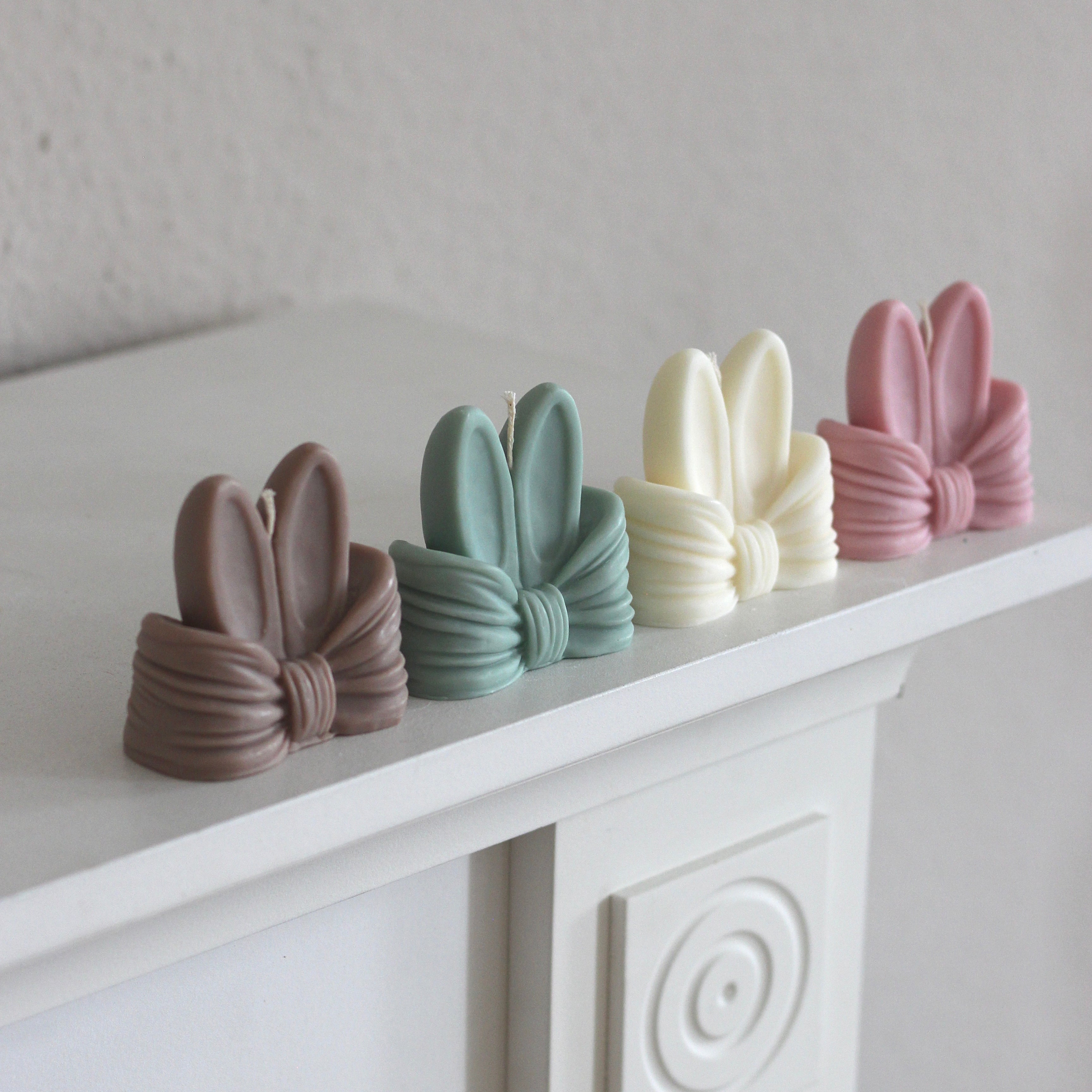 Kerze Schleife Stehohr