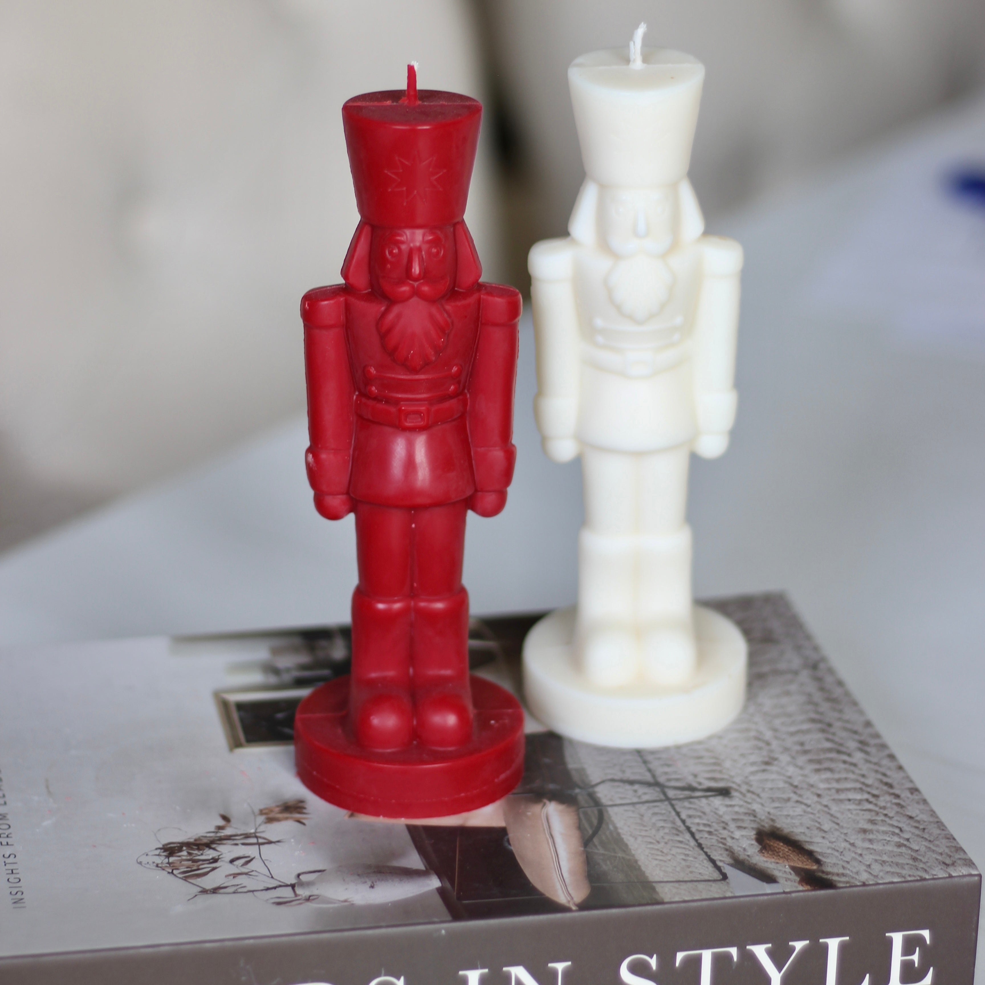 Kerze Weihnachten "Nussknacker"