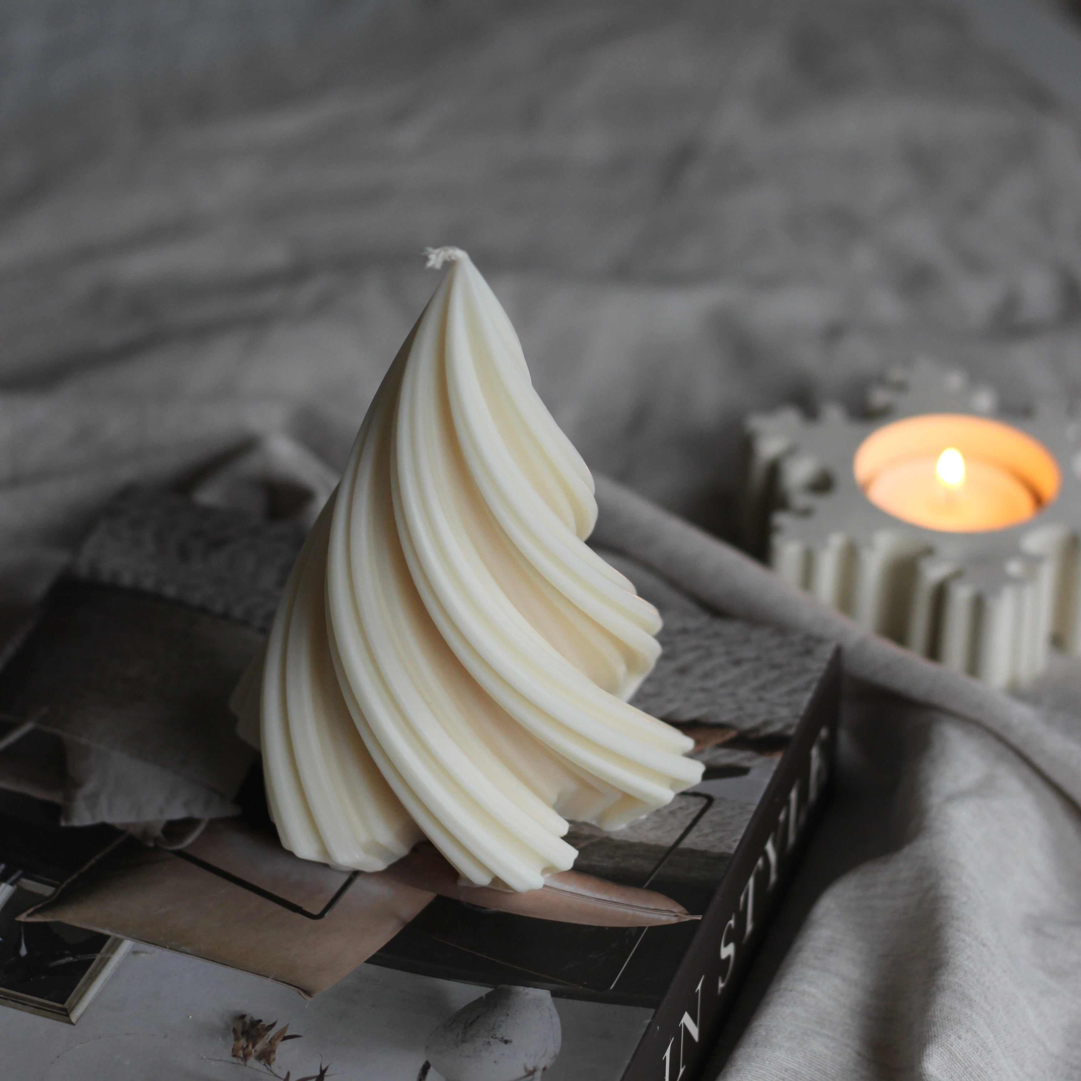 Kerze Weihnachten "Trullala Weihnachtsbaum"