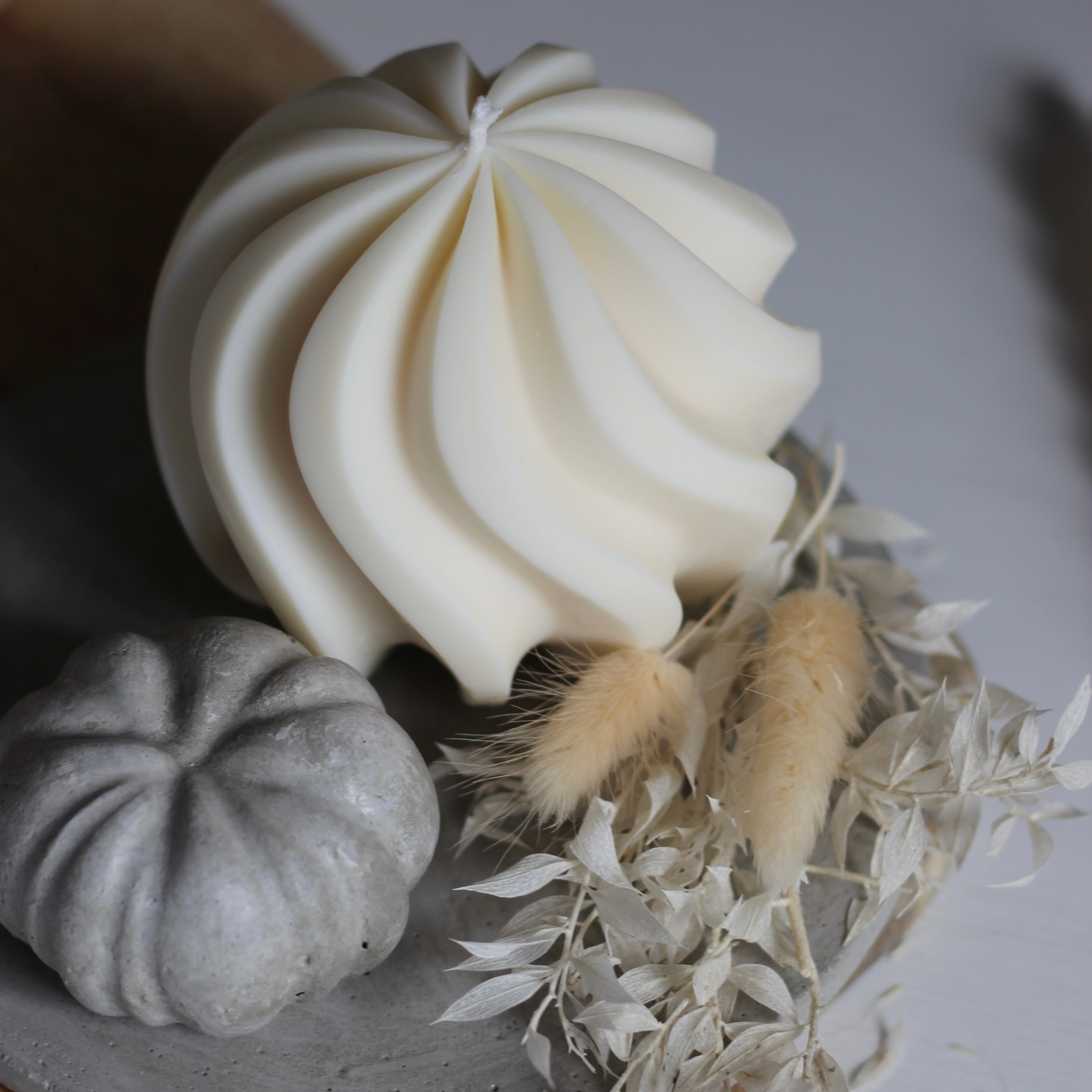 Betondekoration Kürbis Pumpkin