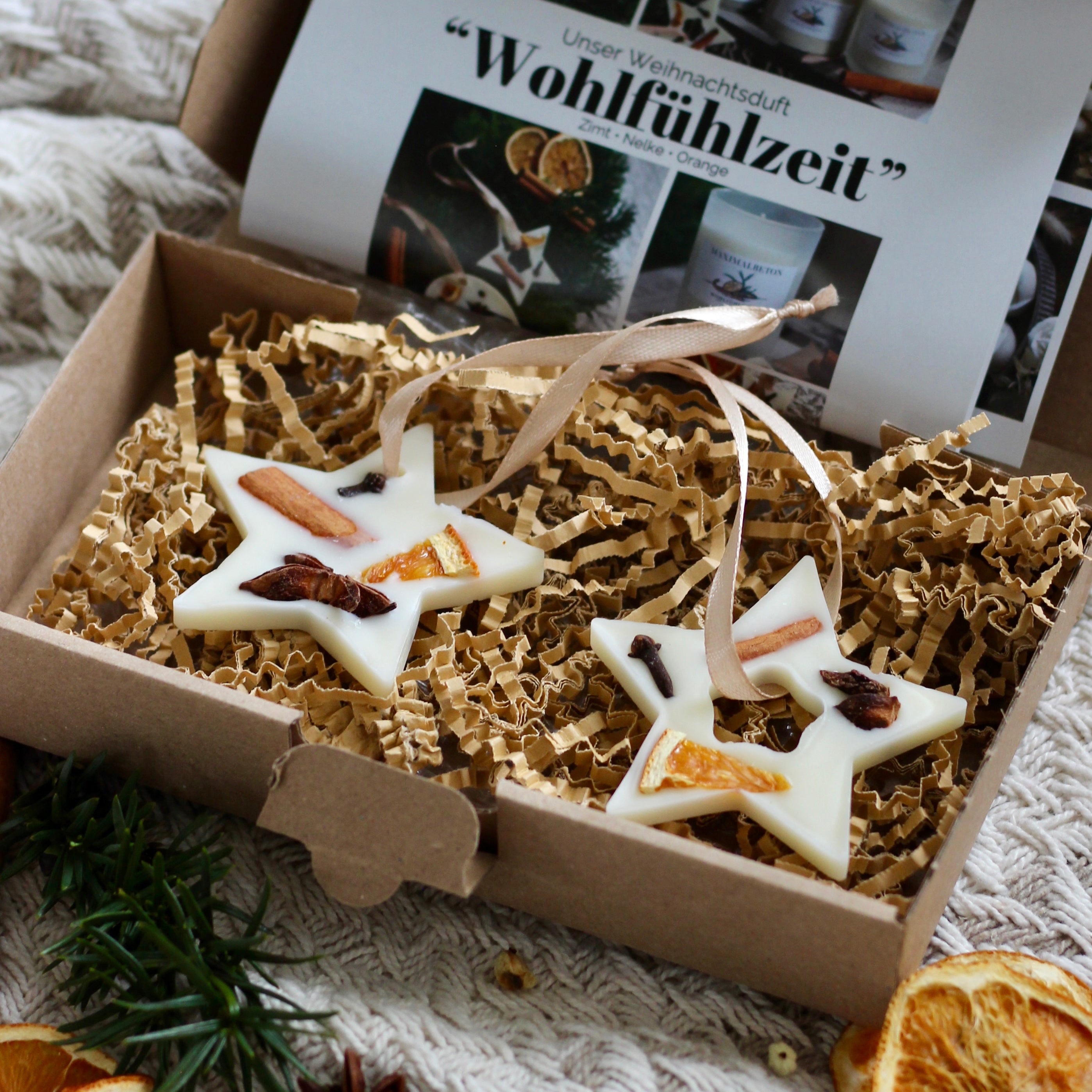Duftaufhänger "Wohlfühlzeit" 2er Set