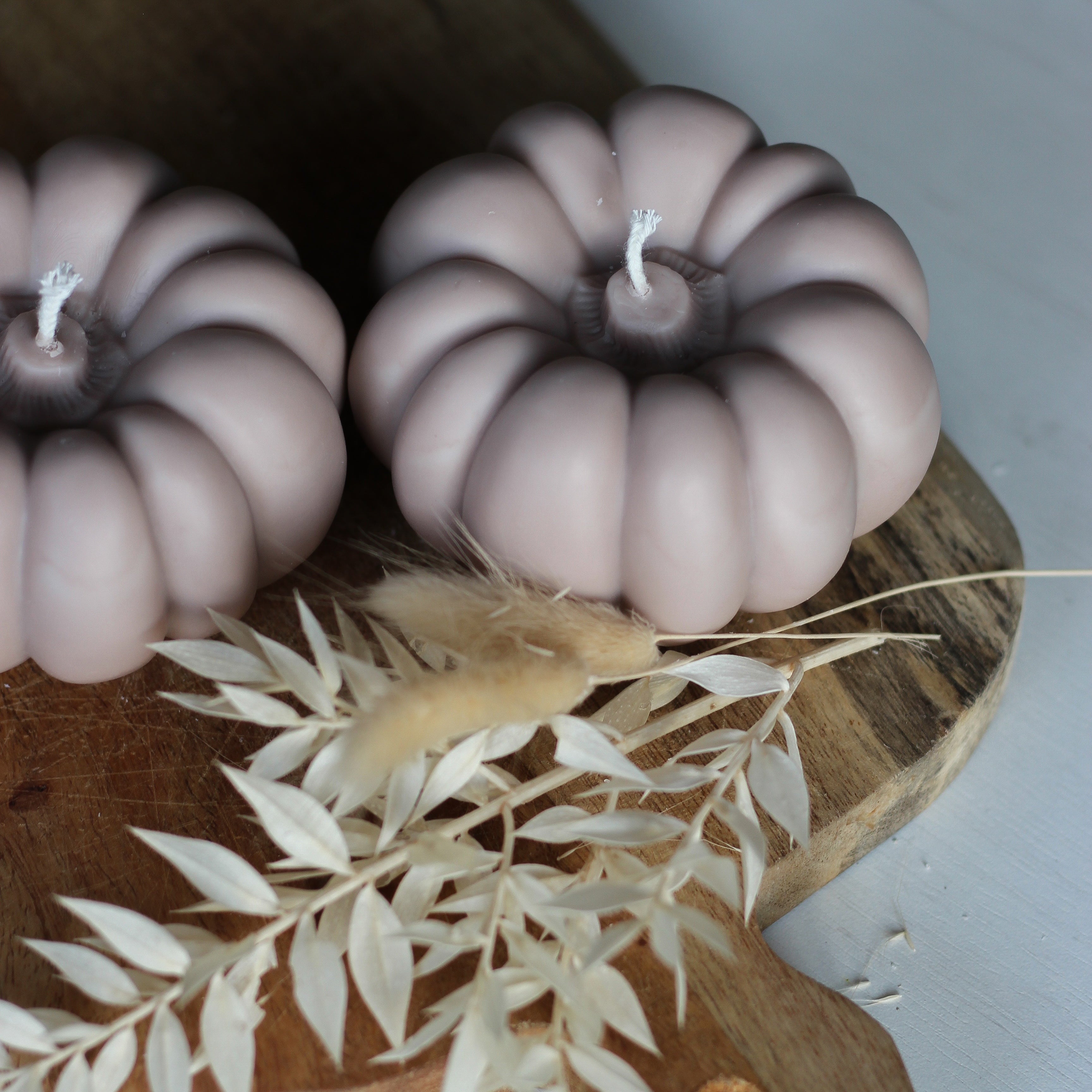 Kerze Kürbis Variante 4 "Harvest" groß