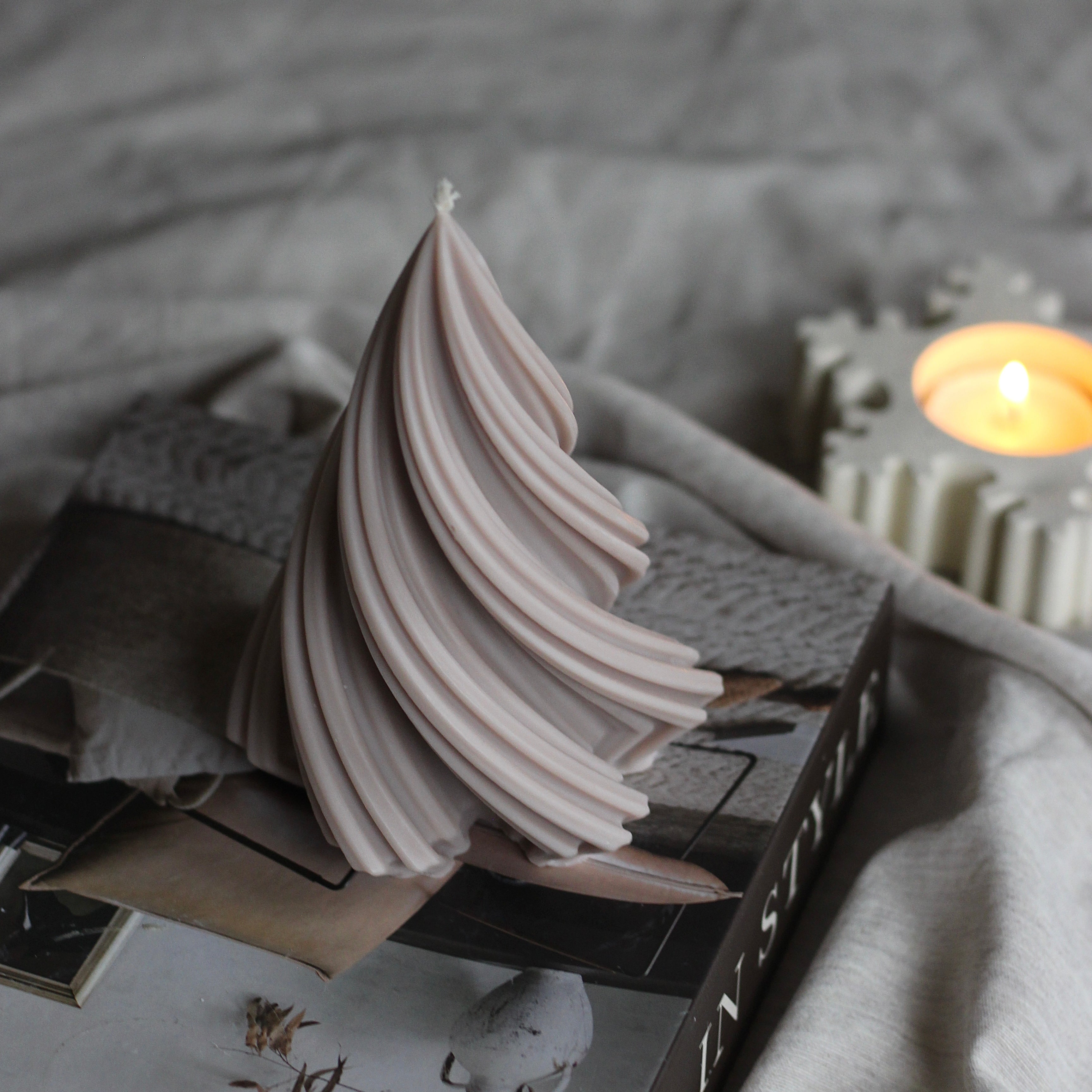 Kerze Weihnachten "Trullala Weihnachtsbaum"