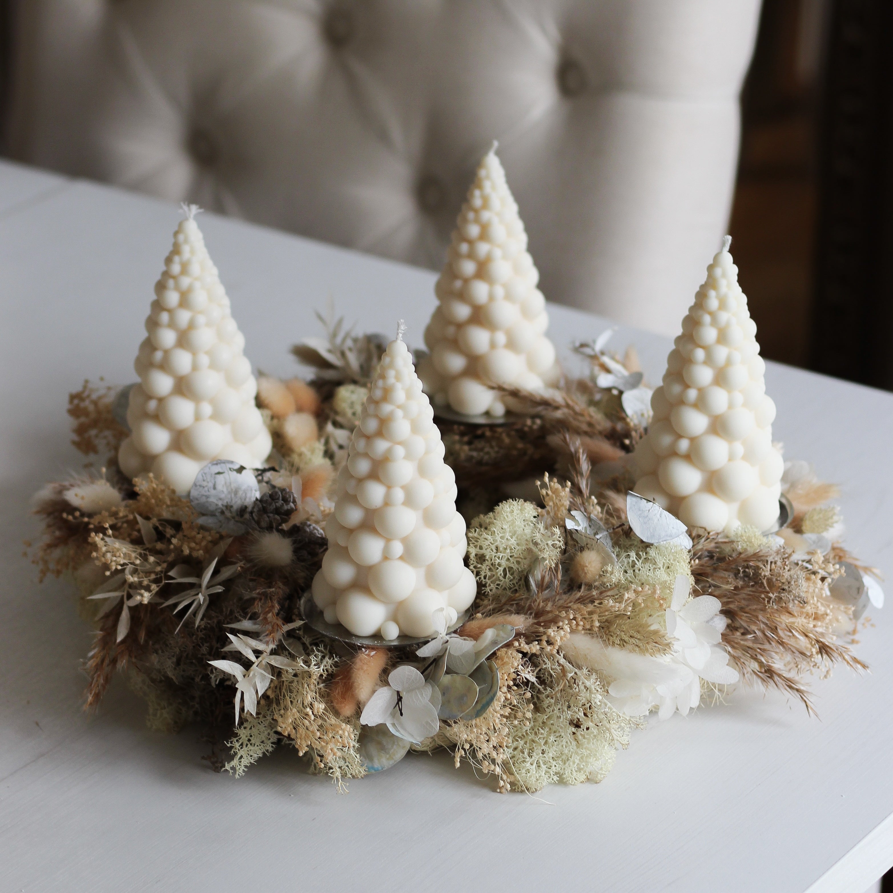 Kerze Weihnachten "Tannenbaum Bubble"