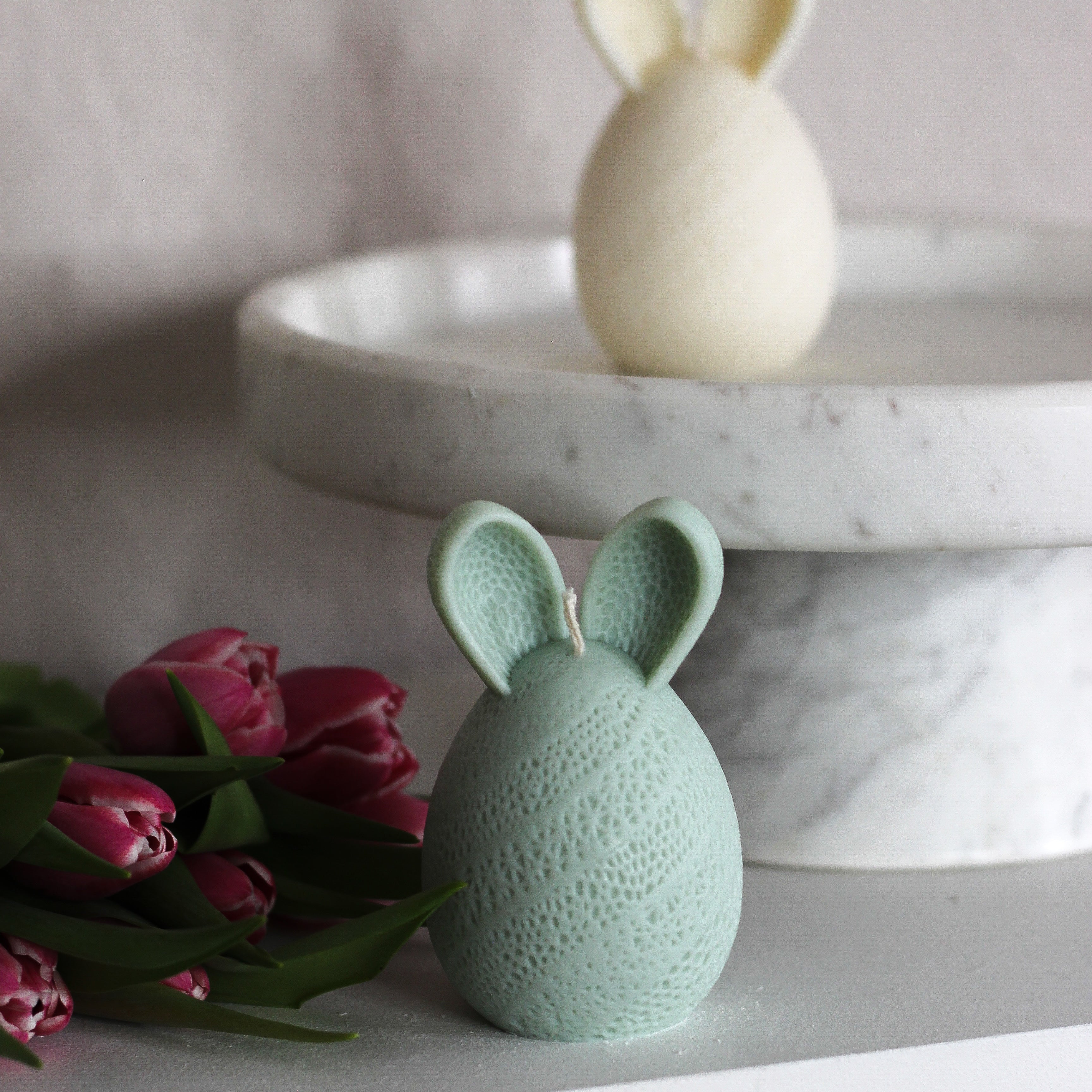 Kerze "Häschen Ei" groß, Variante 2, Ostern