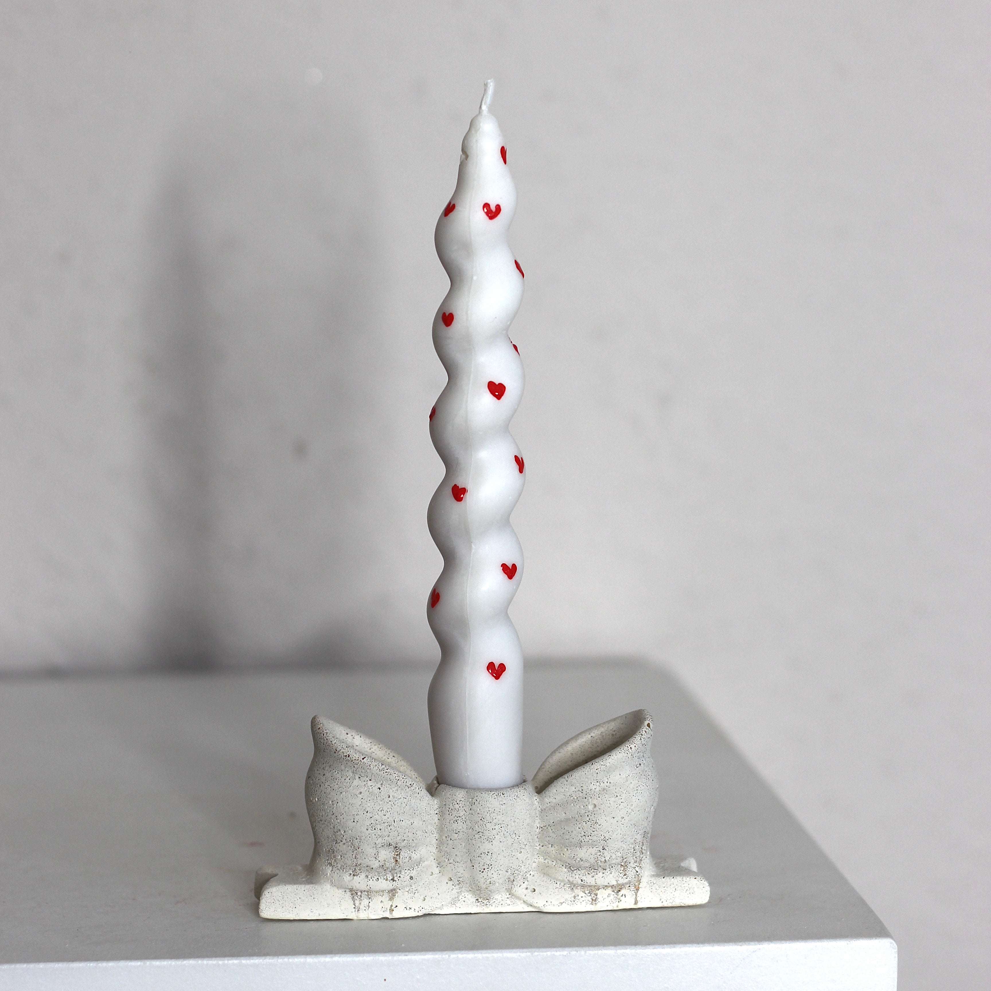 Beton Kerzenhalter „mini Schleife"