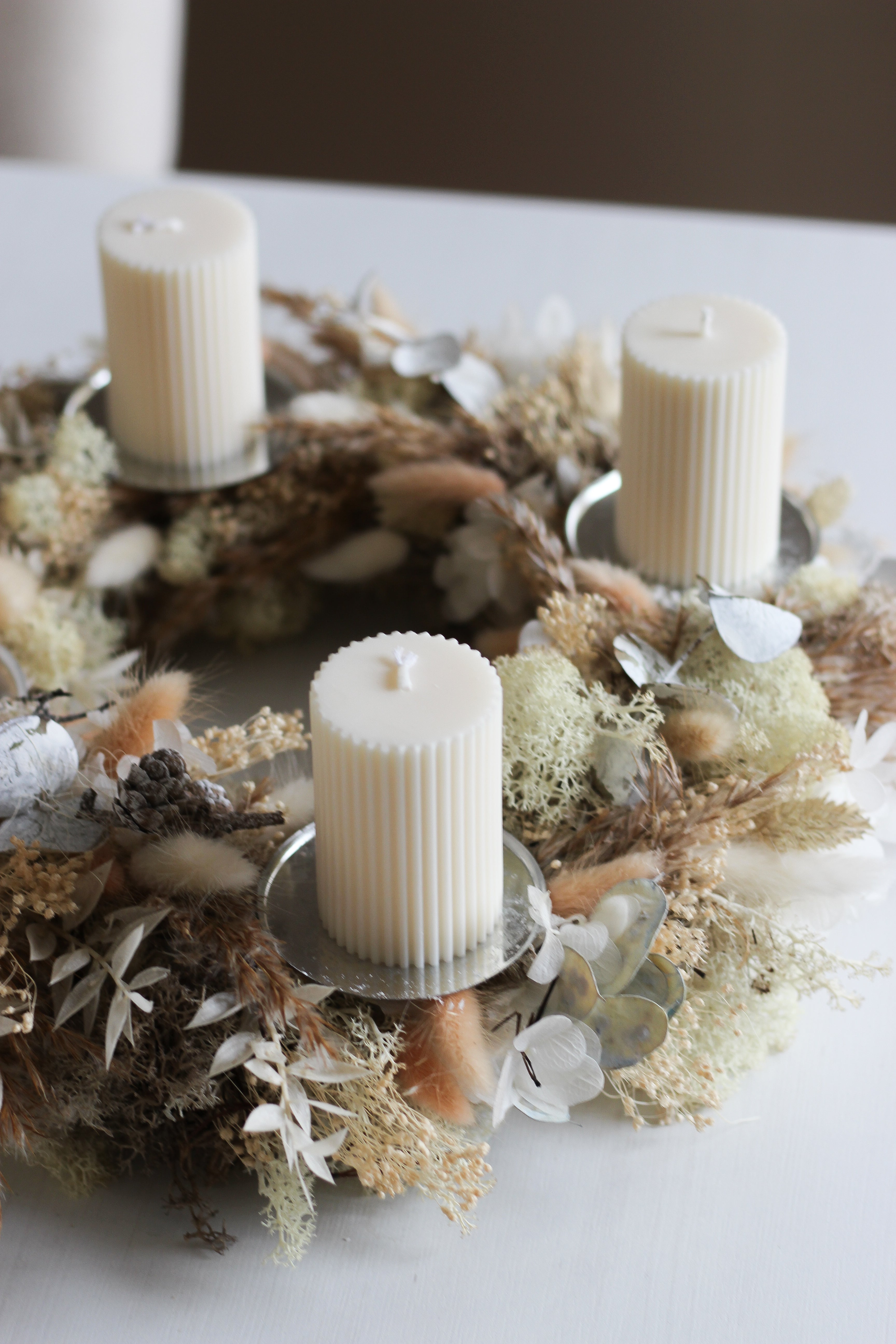 4er Set Stumpenkerze „Princess klein“