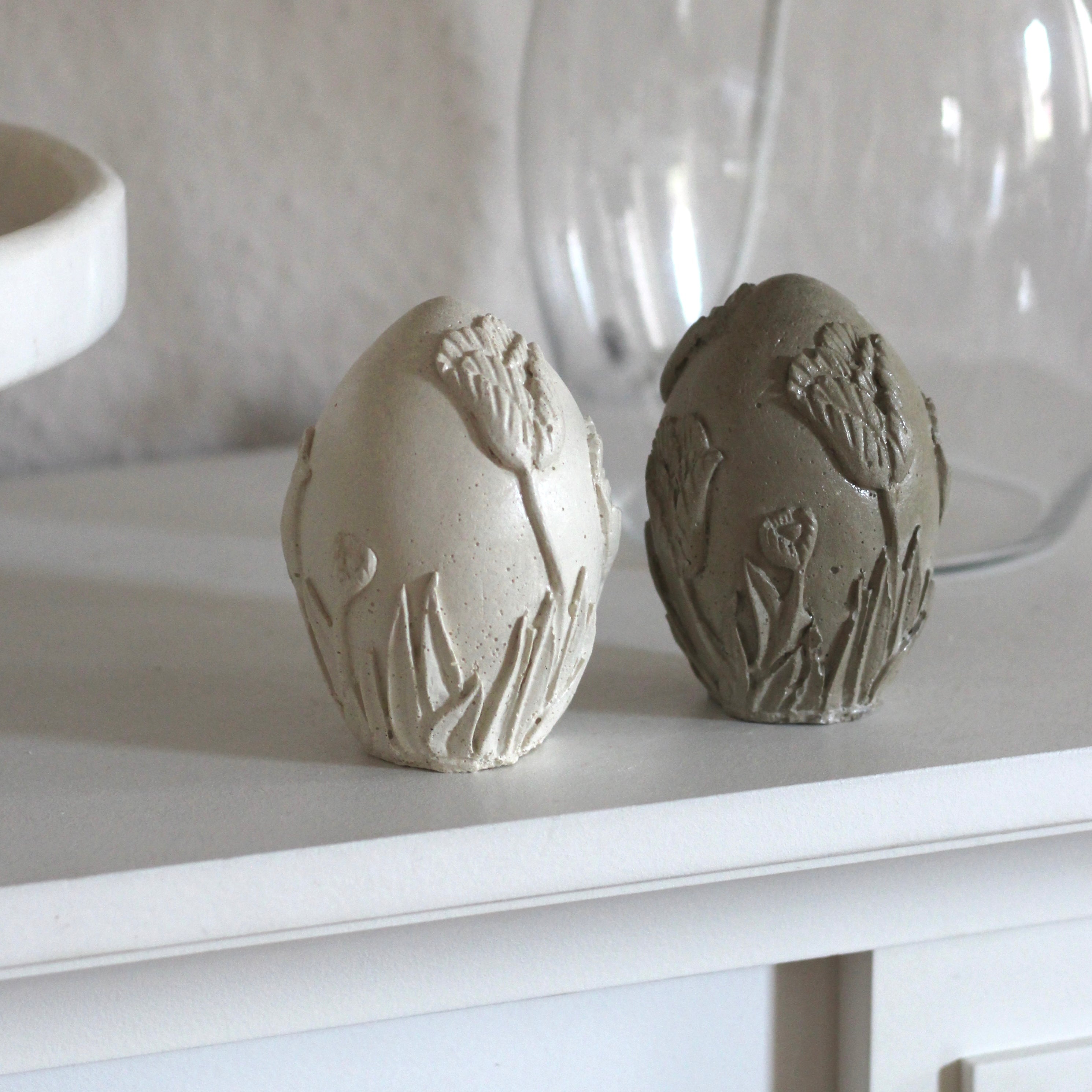 Beton Dekoration„Ei Tulpe"