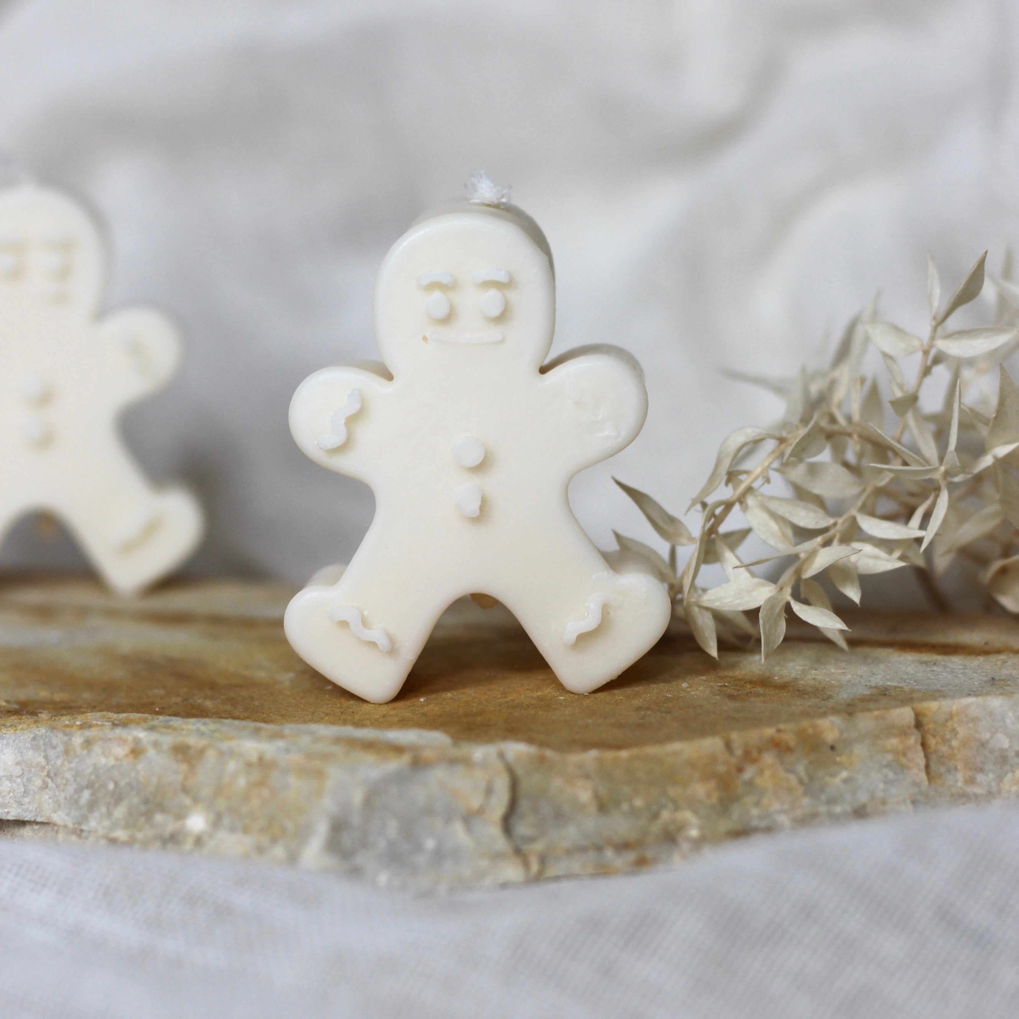 Kerze Weihnachten "Lebkuchenmann"