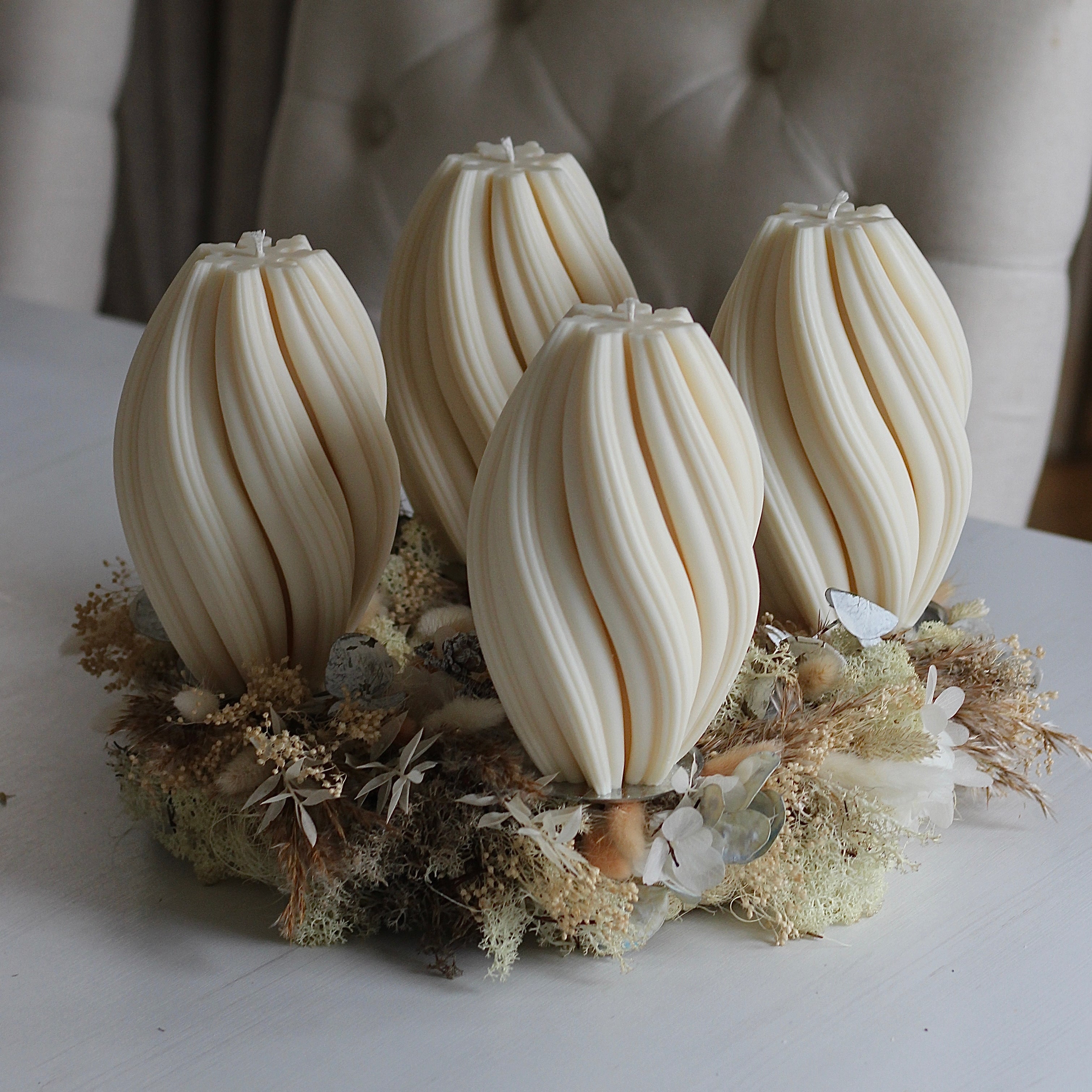 4 er Set Kerze  „Trullala XL“