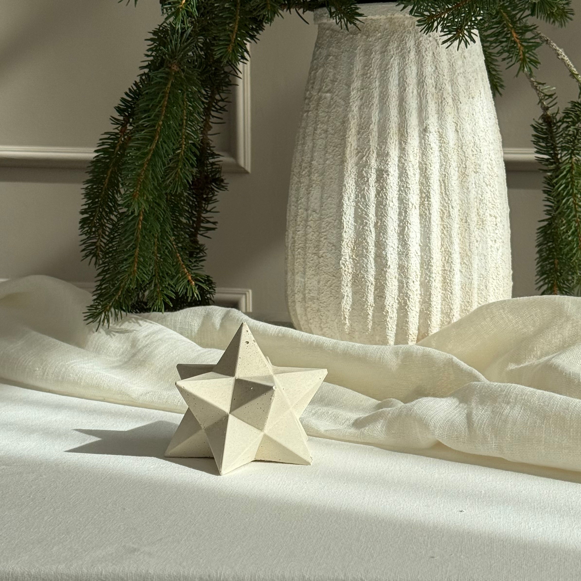 Betondekoration Weihnachten "Stern"