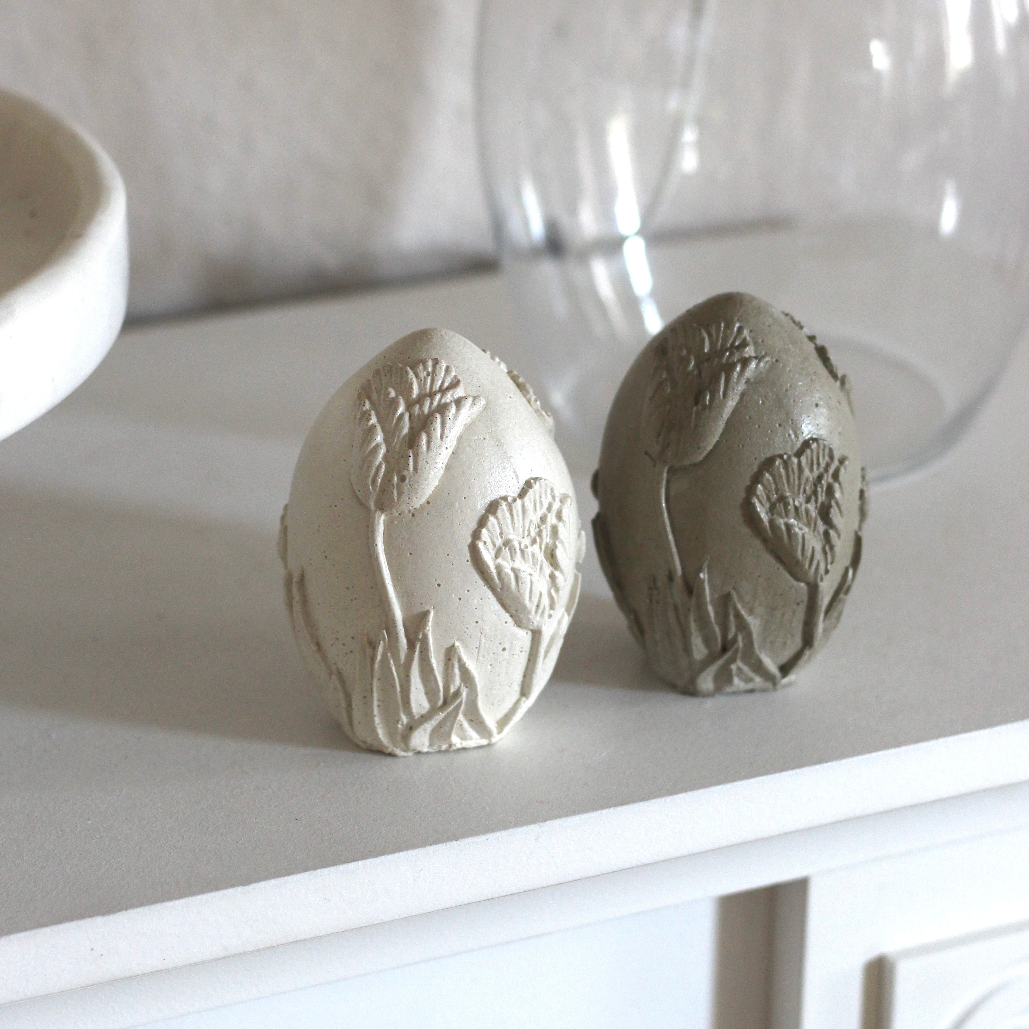 Beton Dekoration„Ei Tulpe"