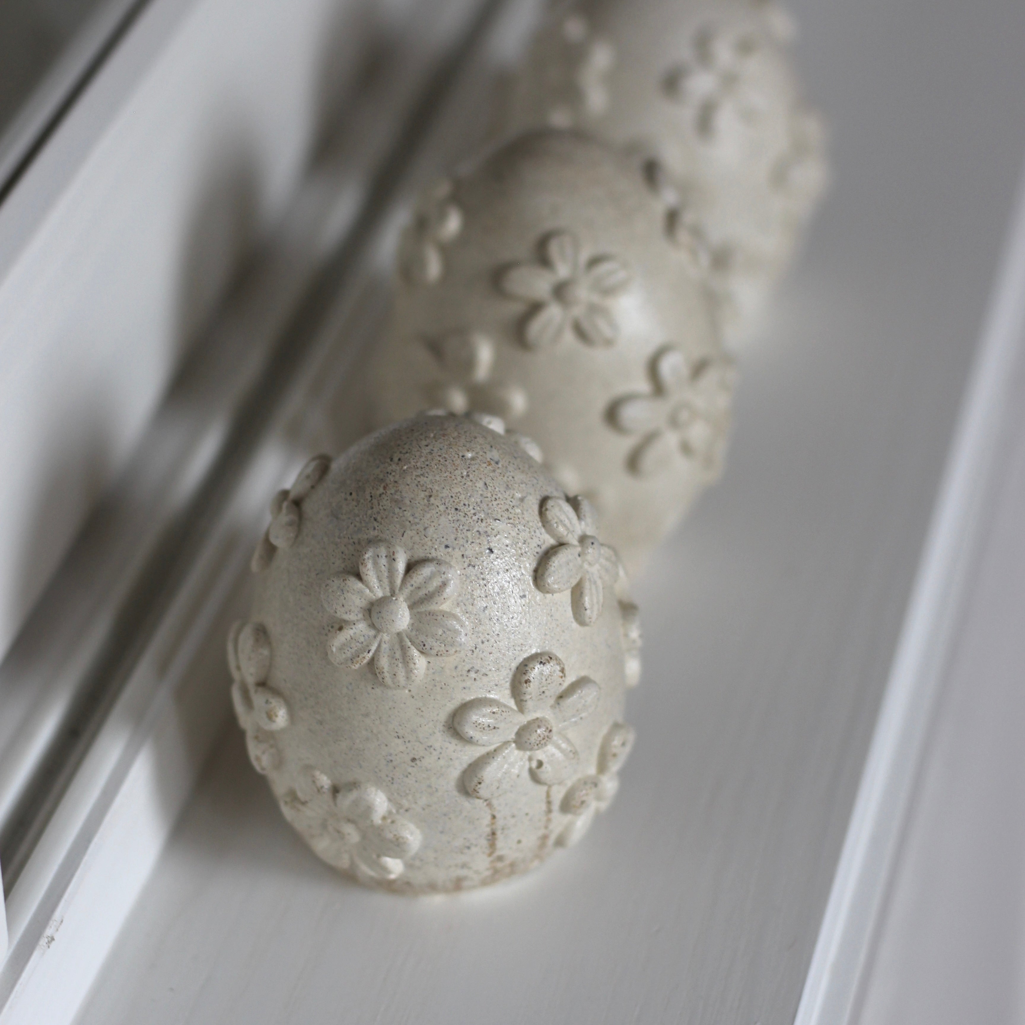 Beton Deko "Flower Ei"