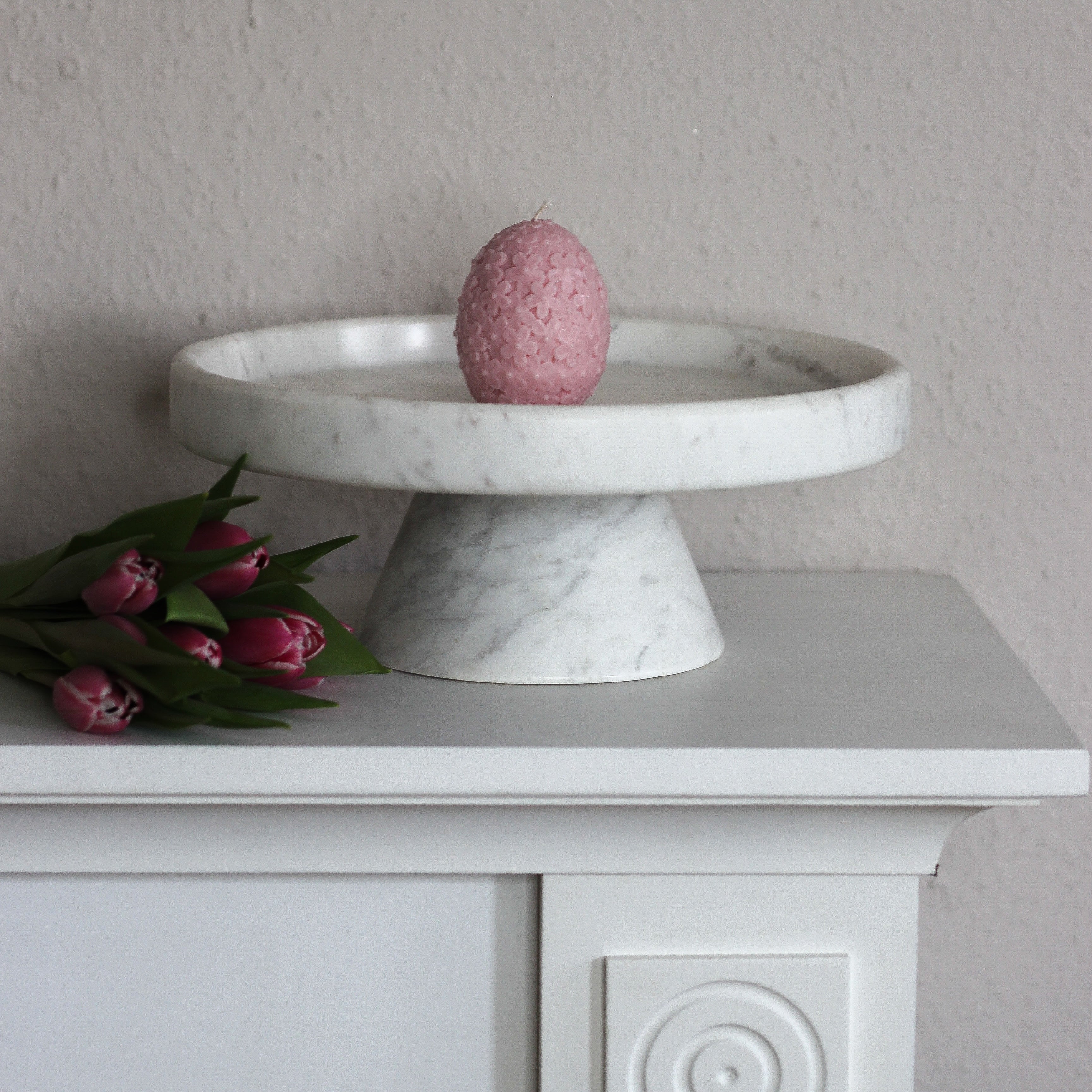 Kerze „Blumen Ei“ klein; Ostern