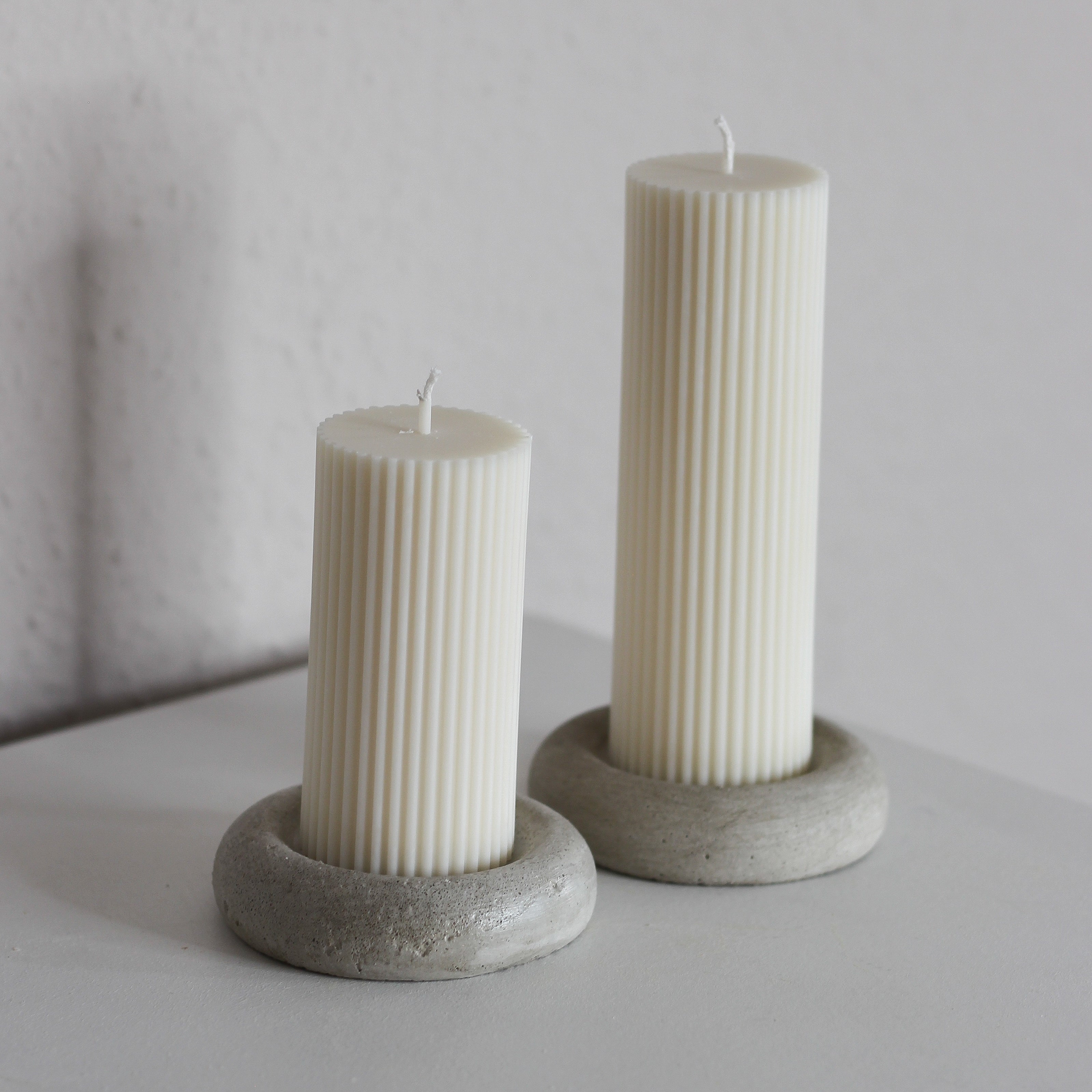 Beton Untersetzer rund mit Rand „Dicki“