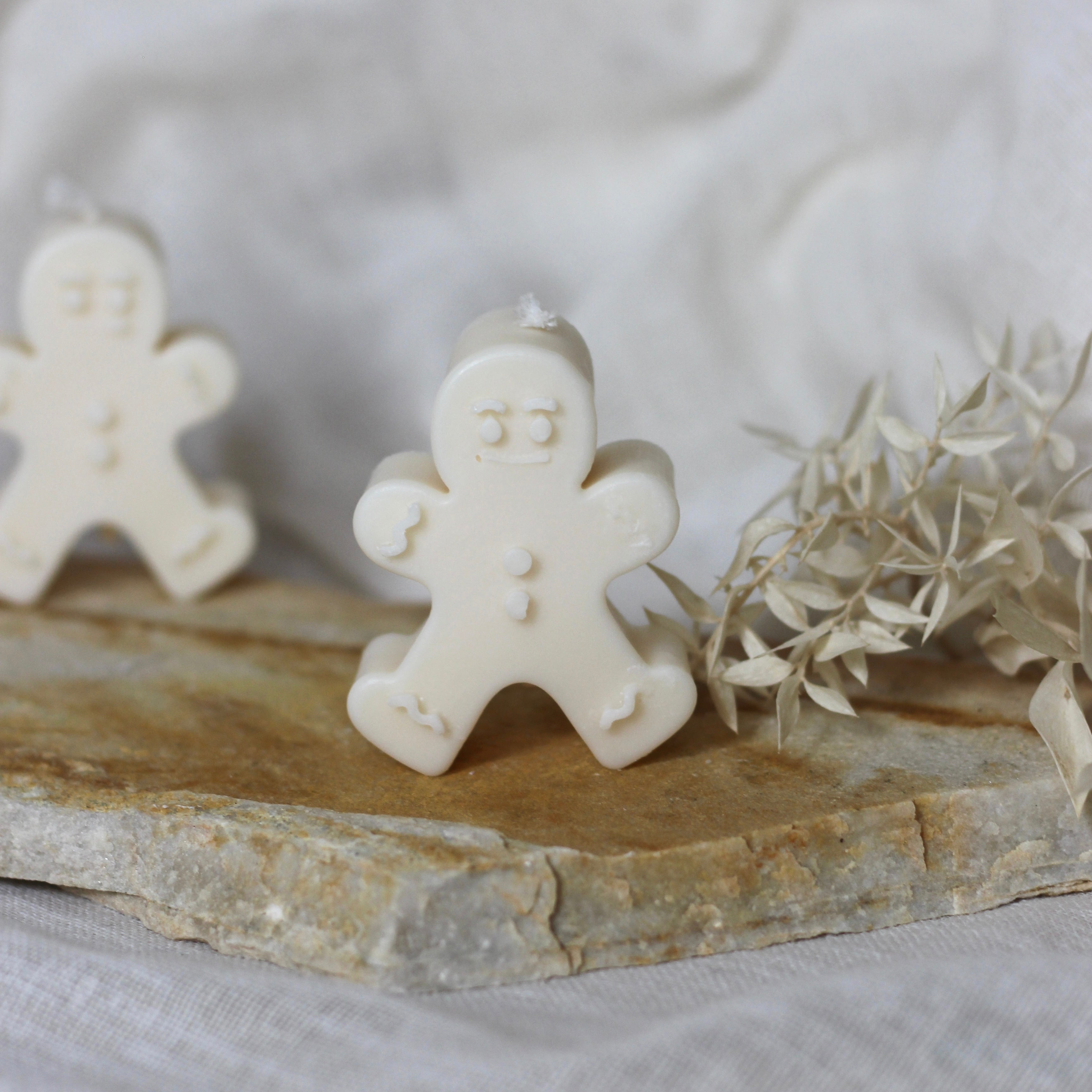 Kerze Weihnachten "Lebkuchenmann"