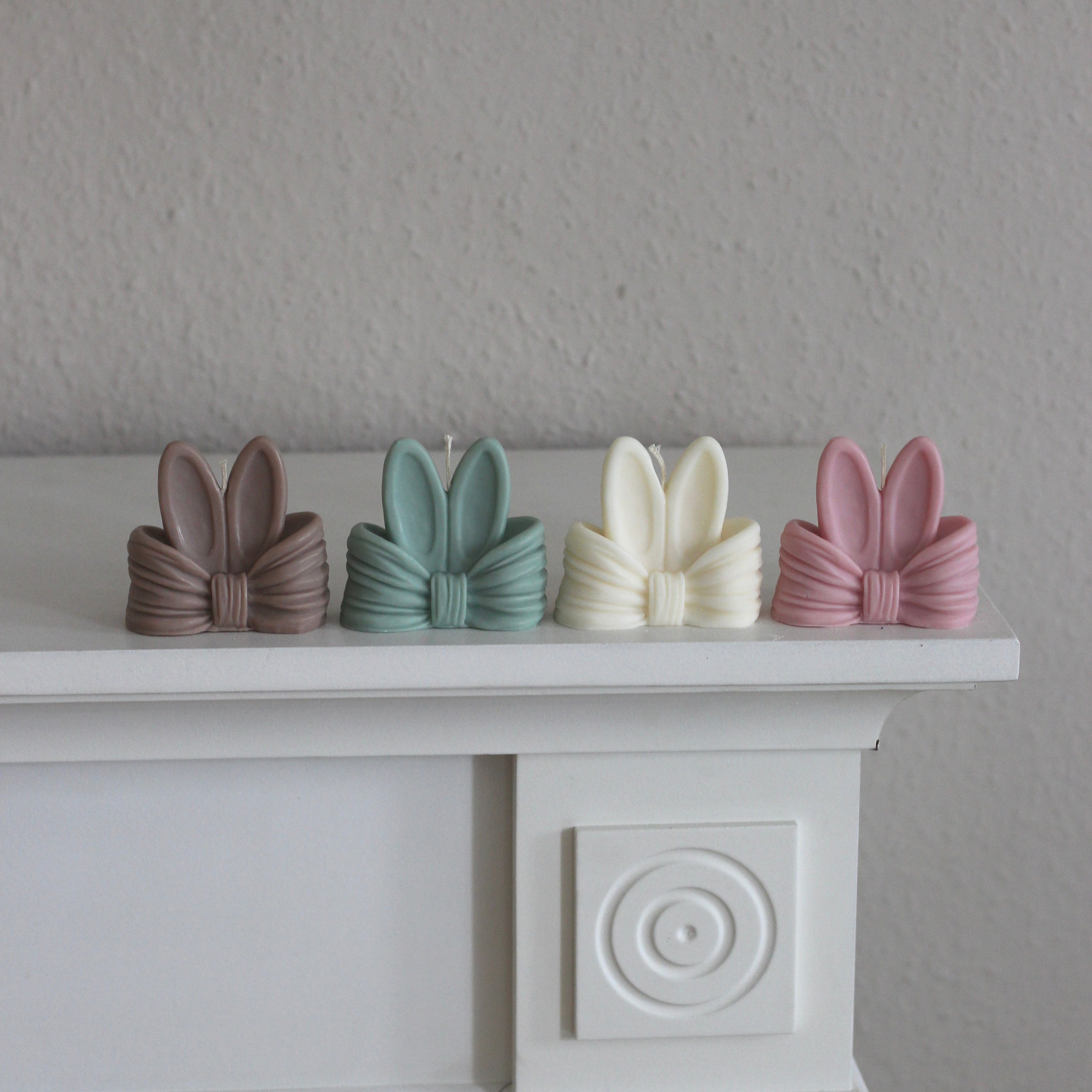 Kerze Schleife Stehohr