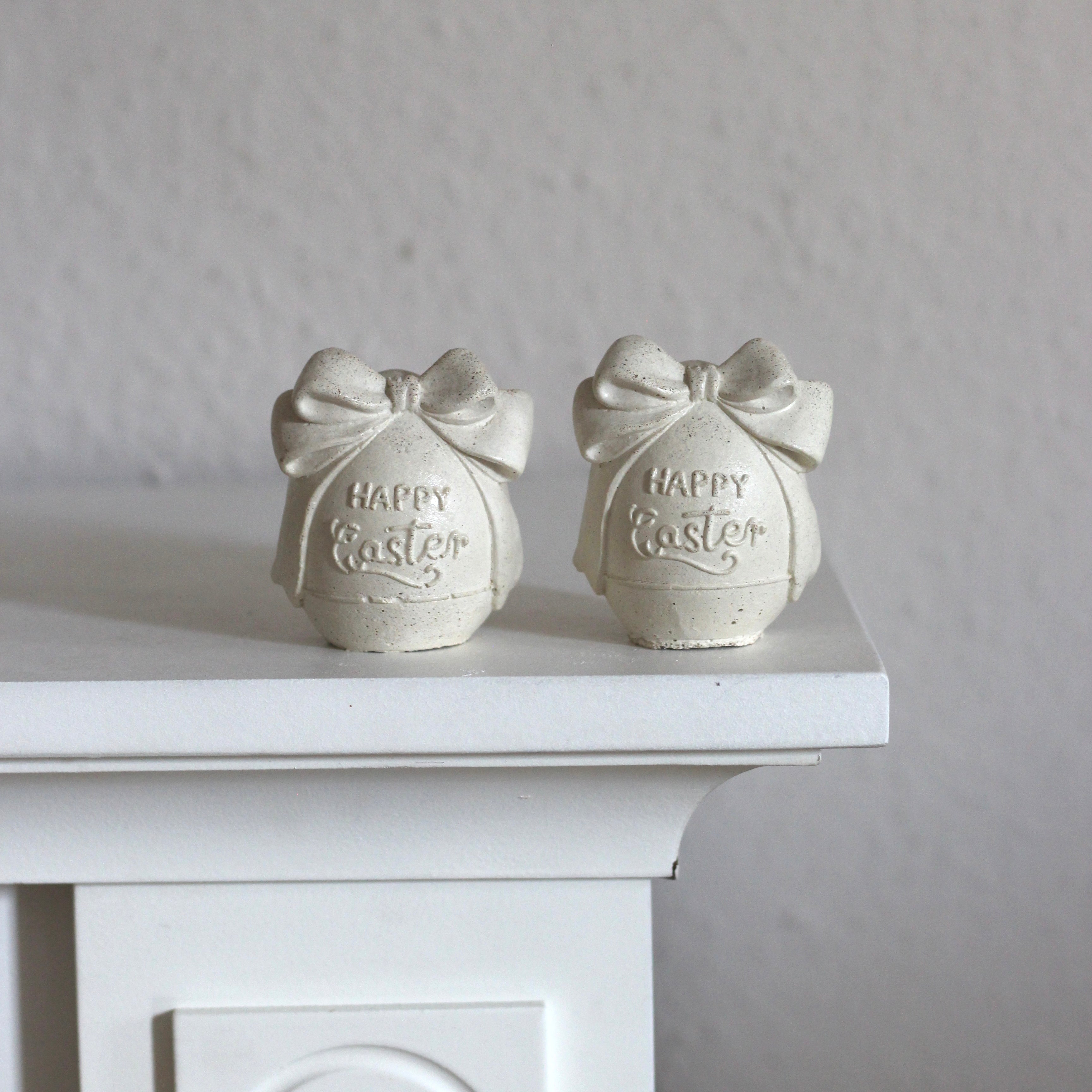 Osterei Schleife Beton "Happy Easter"