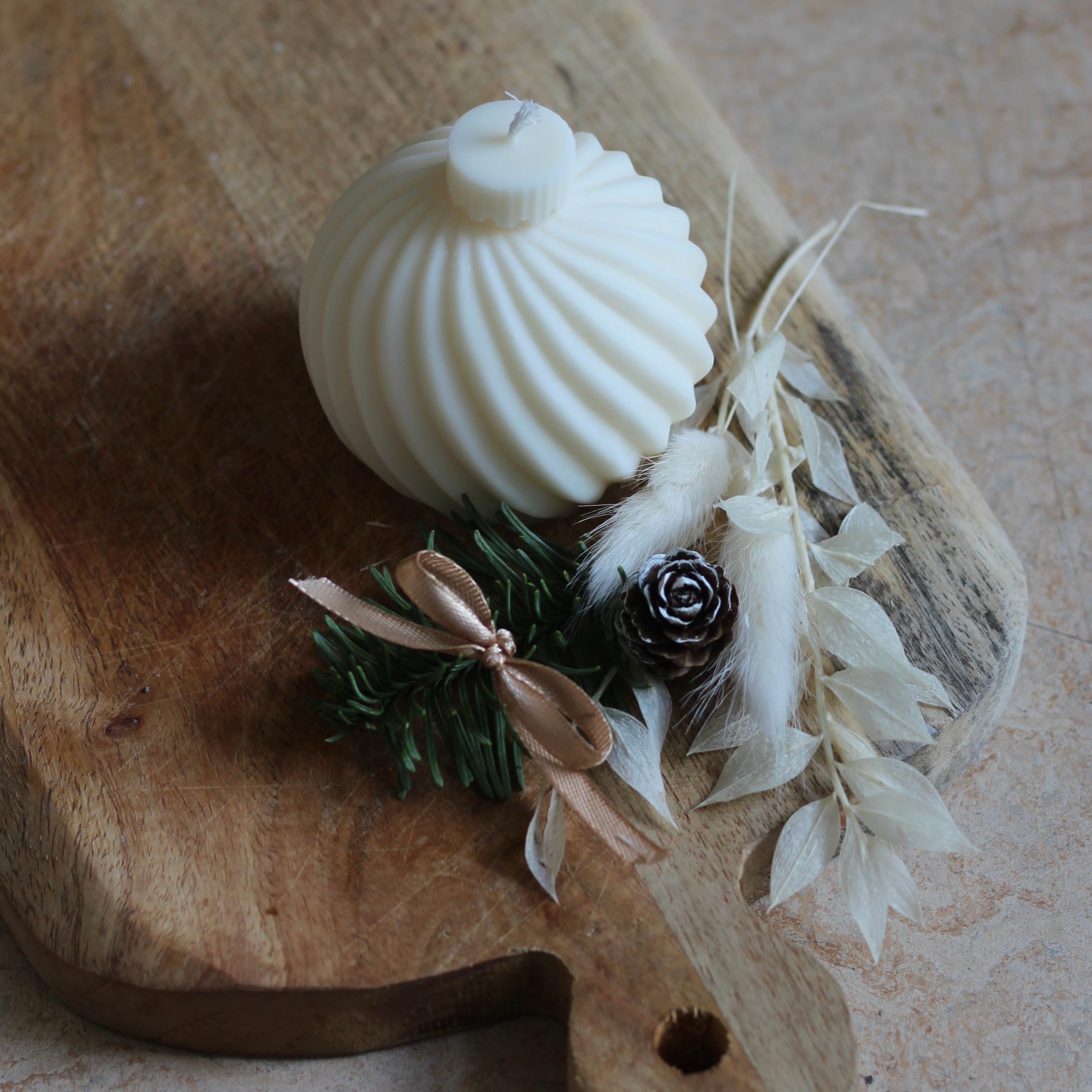 Kerze Weihnachten Kugel "Christbaumkugel 4"