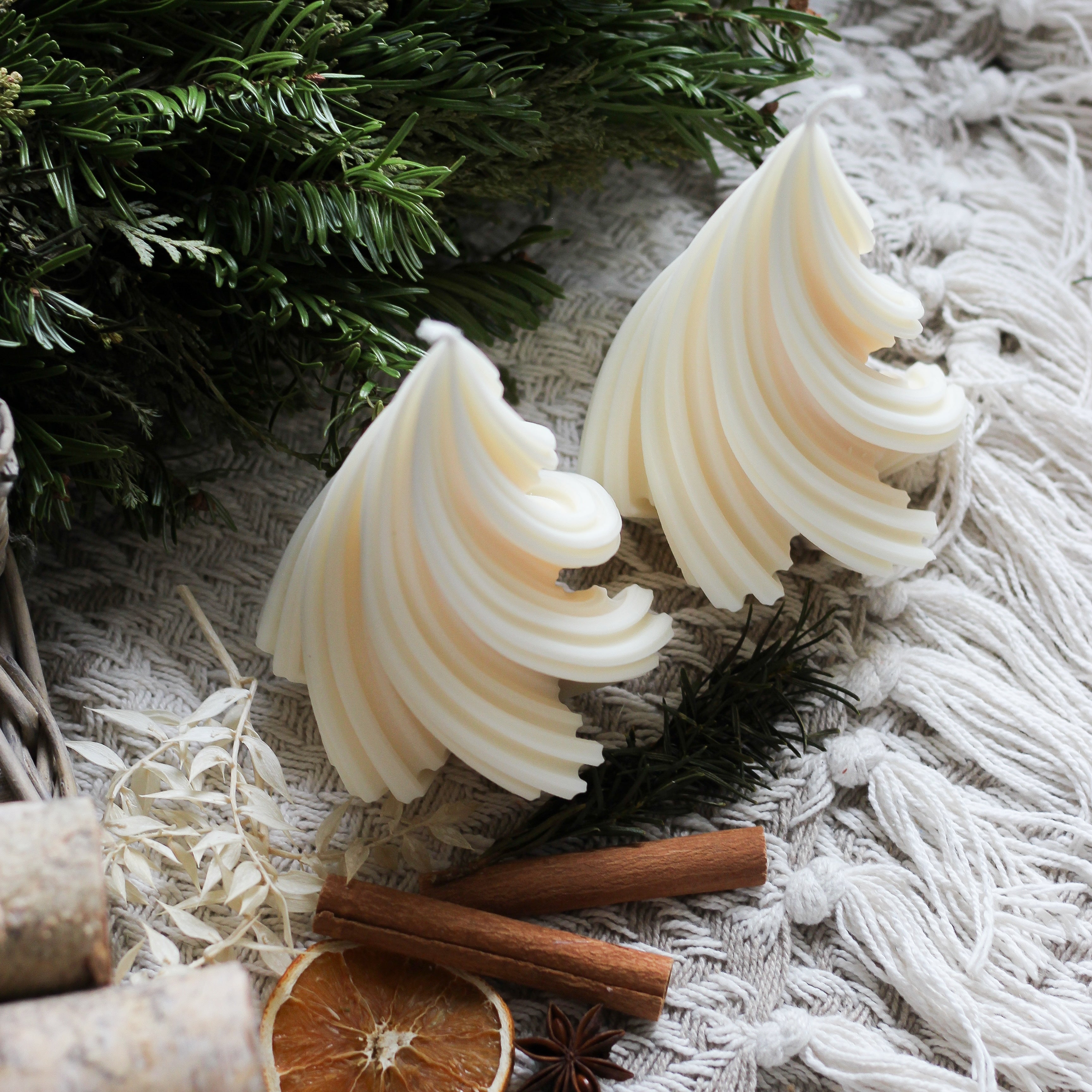 Kerze Weihnachten "Trullala Weihnachtsbaum"